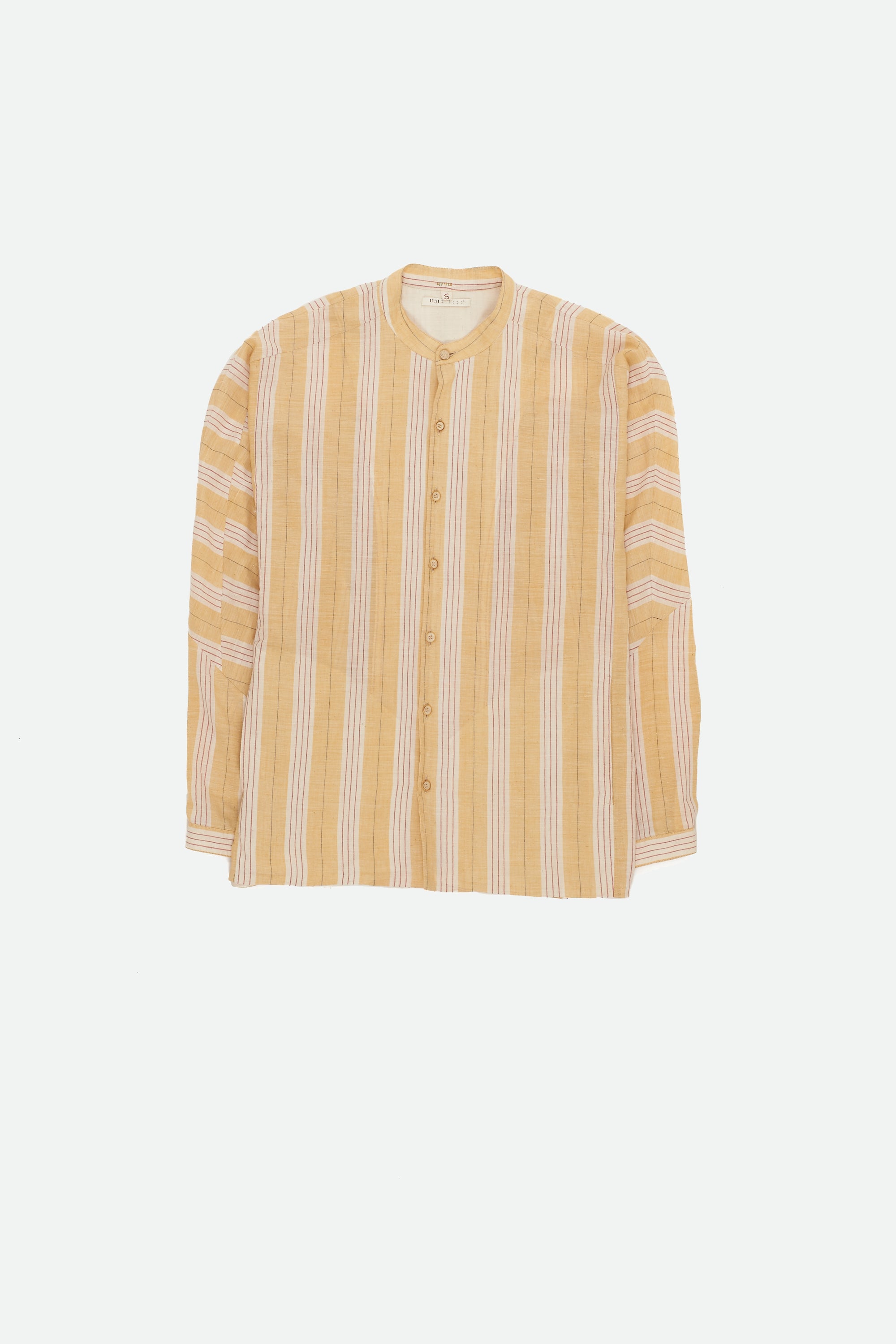 Mango Yellow Yarn Dyed Unisex Free Spirited Shirt