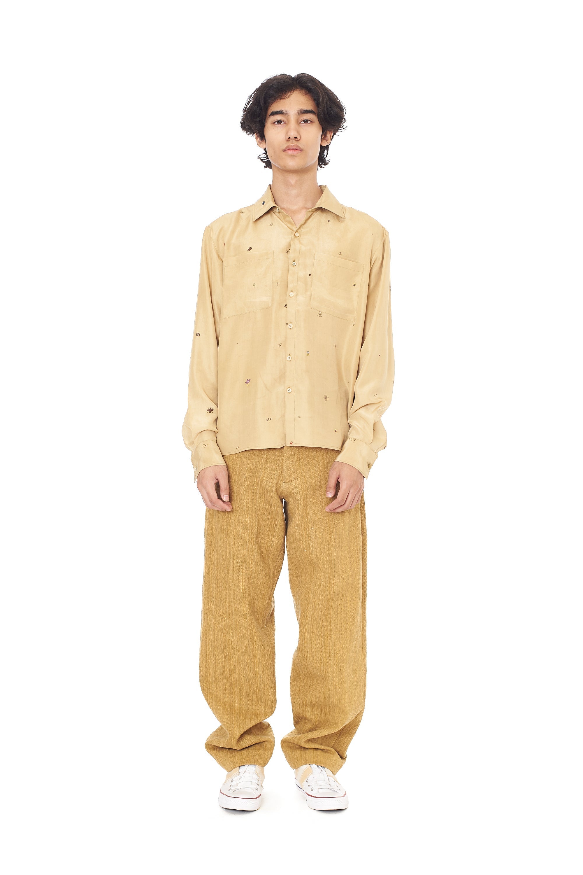 Whiskey Gold - Mulberry Silk - Mirage Shirt