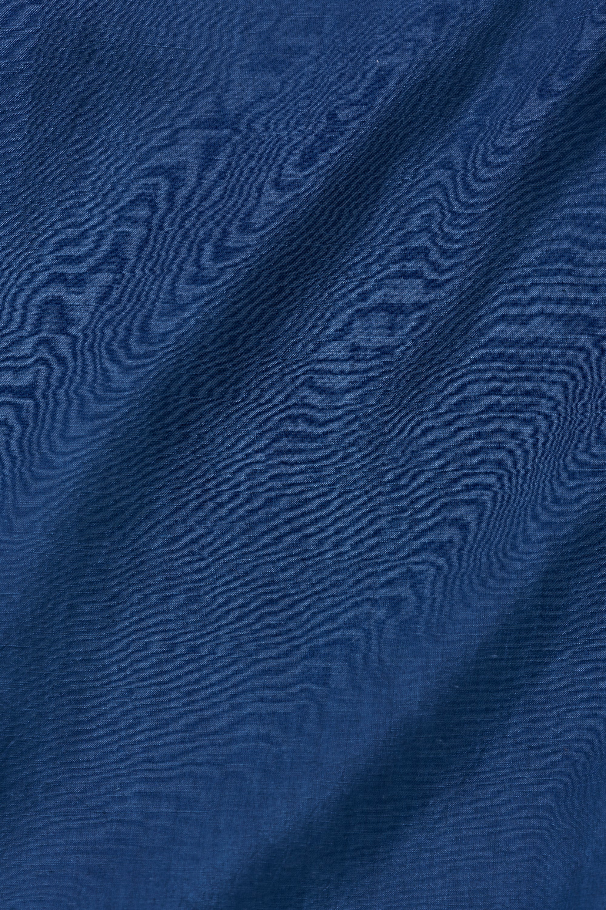 MEDIUM INDIGO COTTON SILK TROUSERS