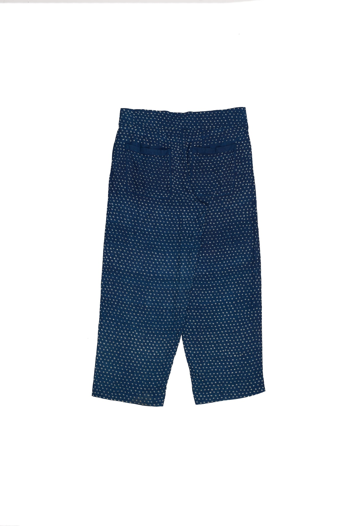 Medium Indigo Bandhani Trousers