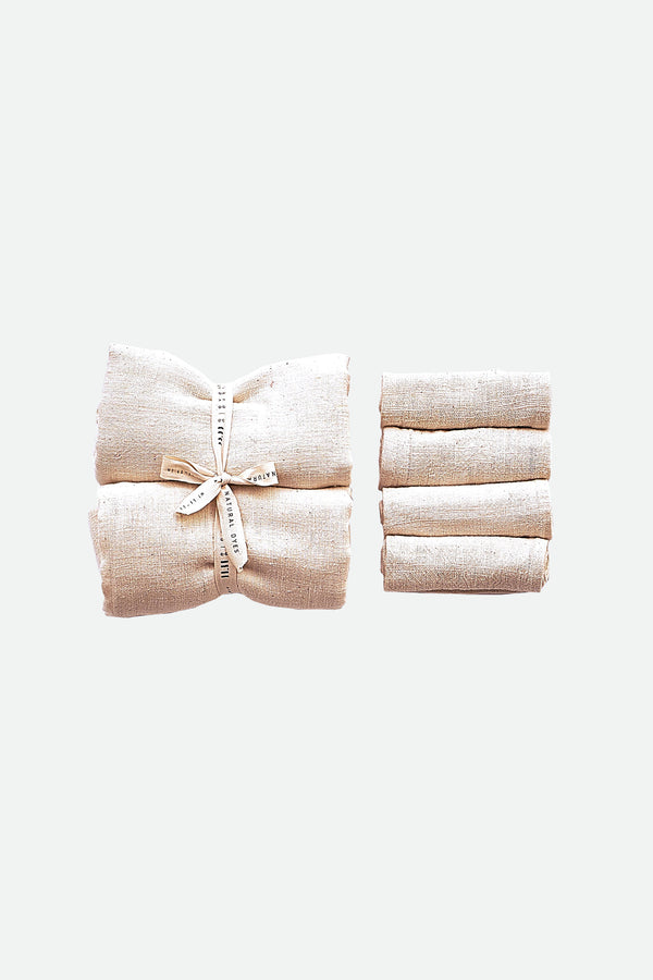 Ecru Organic Cotton Towel Box Set