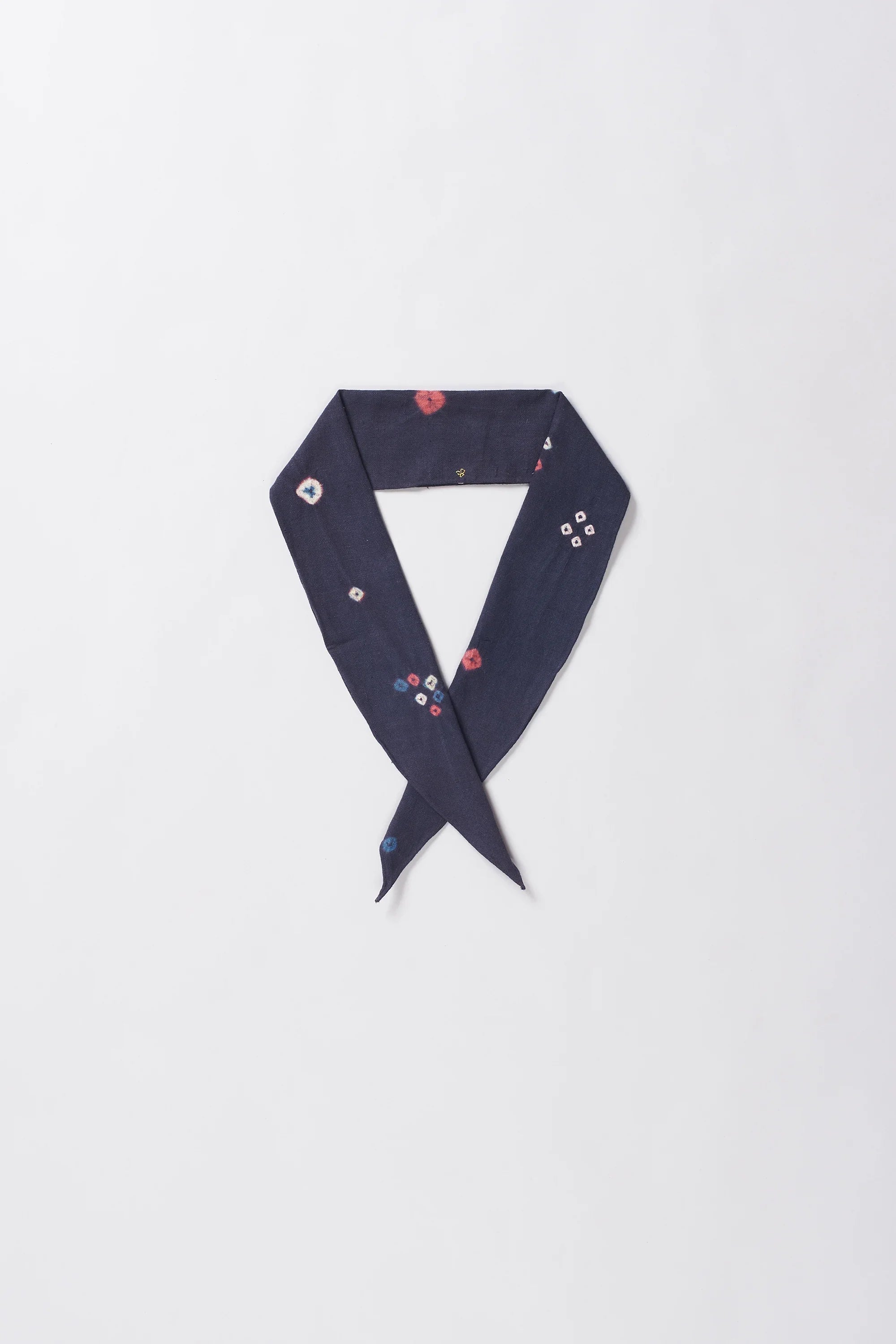 Midnight Indigo Bandhani Bandana