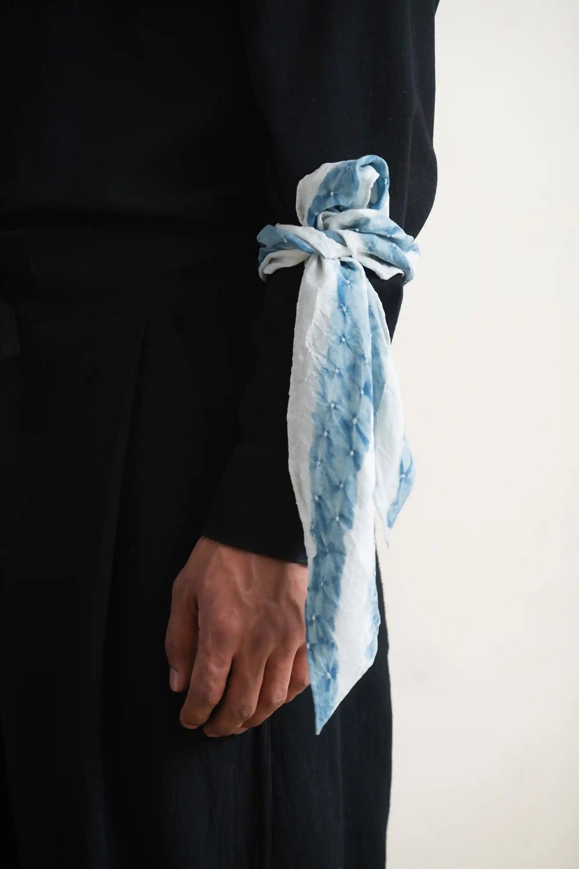 Light Indigo Striped Bandana