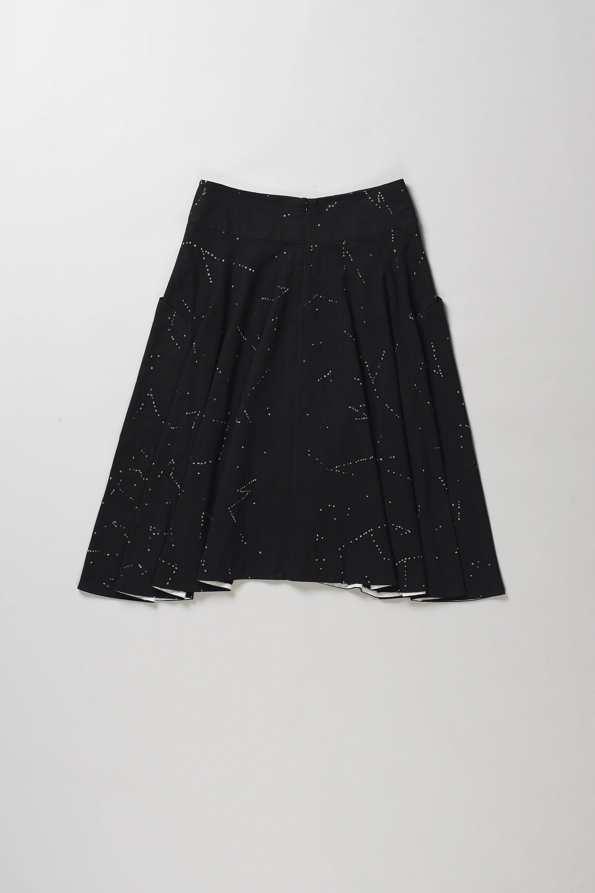 Black Bandhani Round Skirt