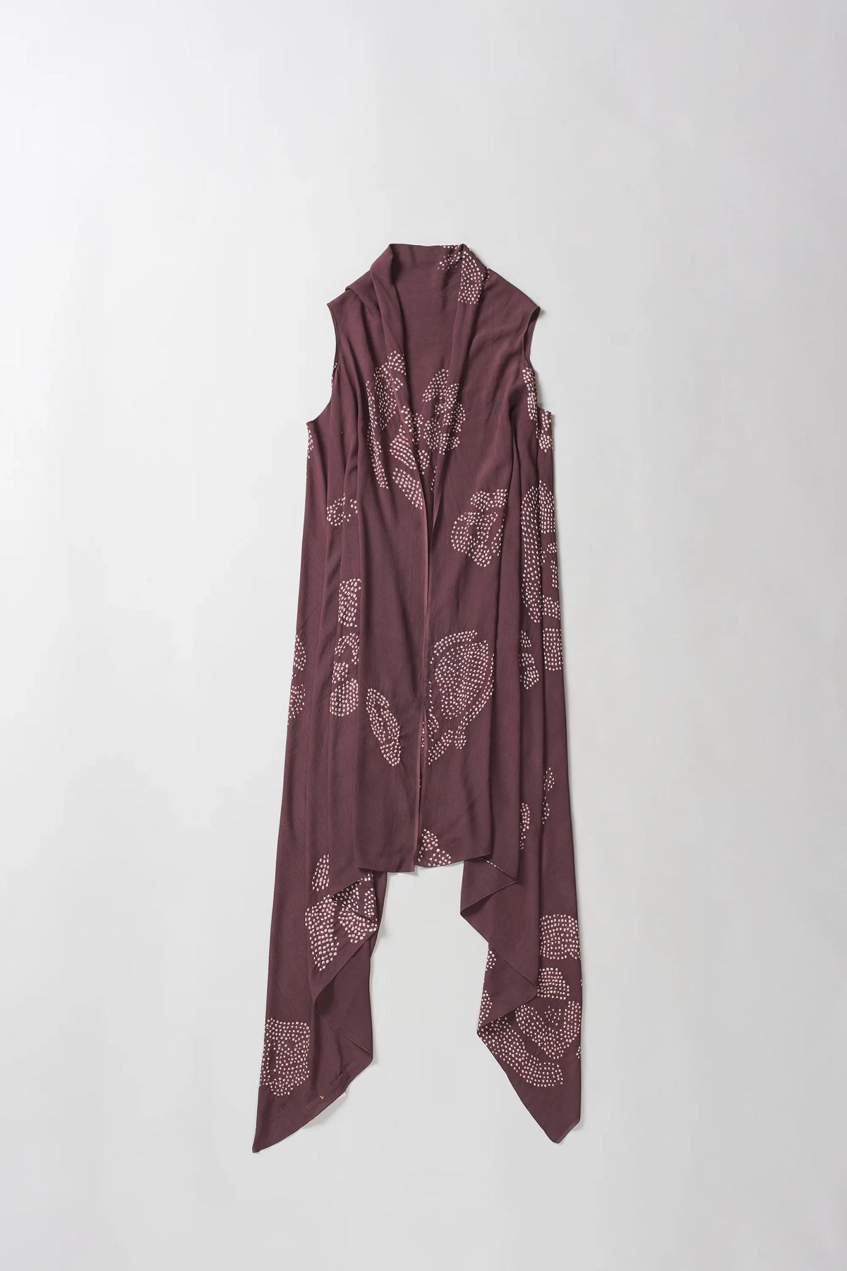Purple Red Bandhani Top