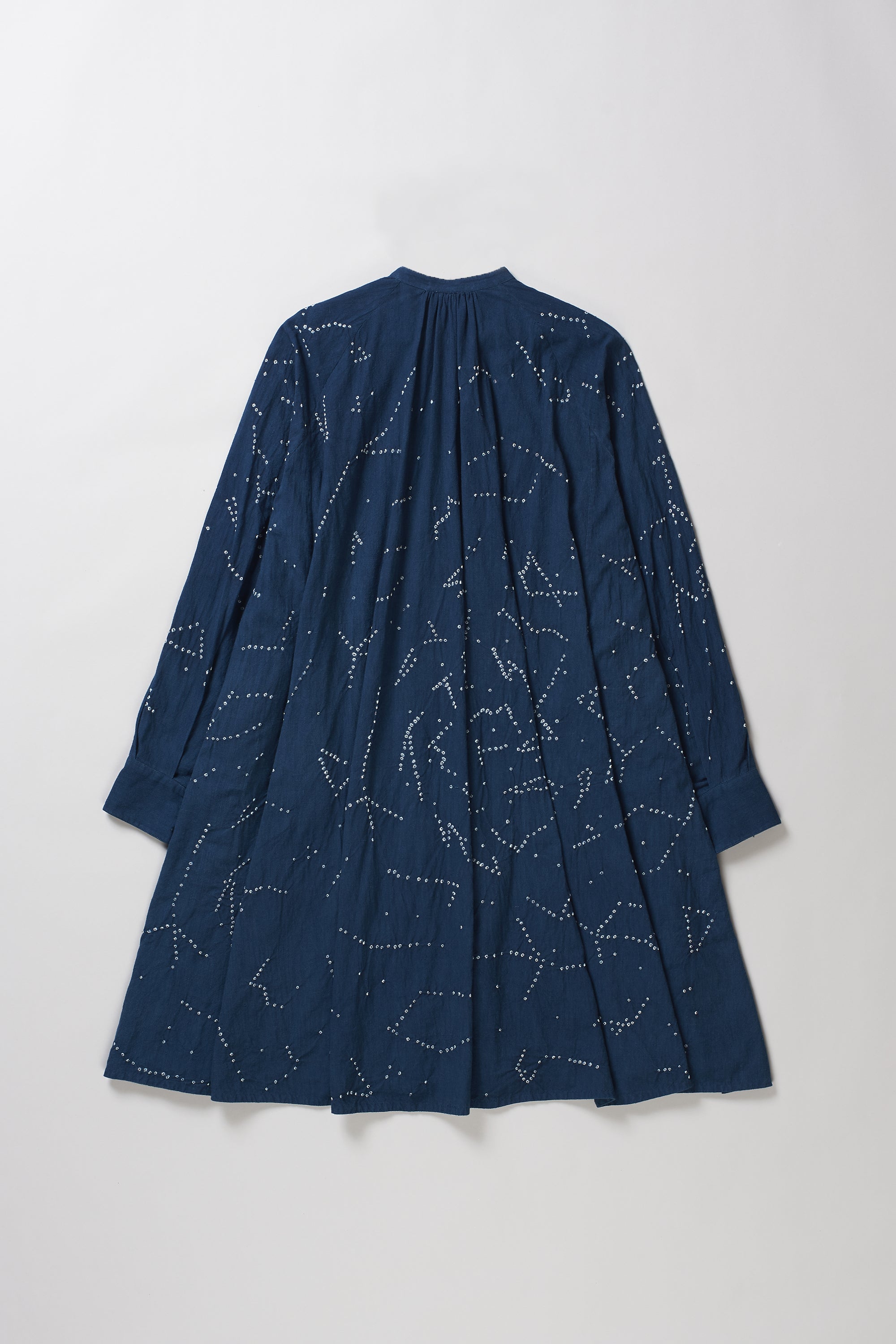 Space Blue Cotton Dress