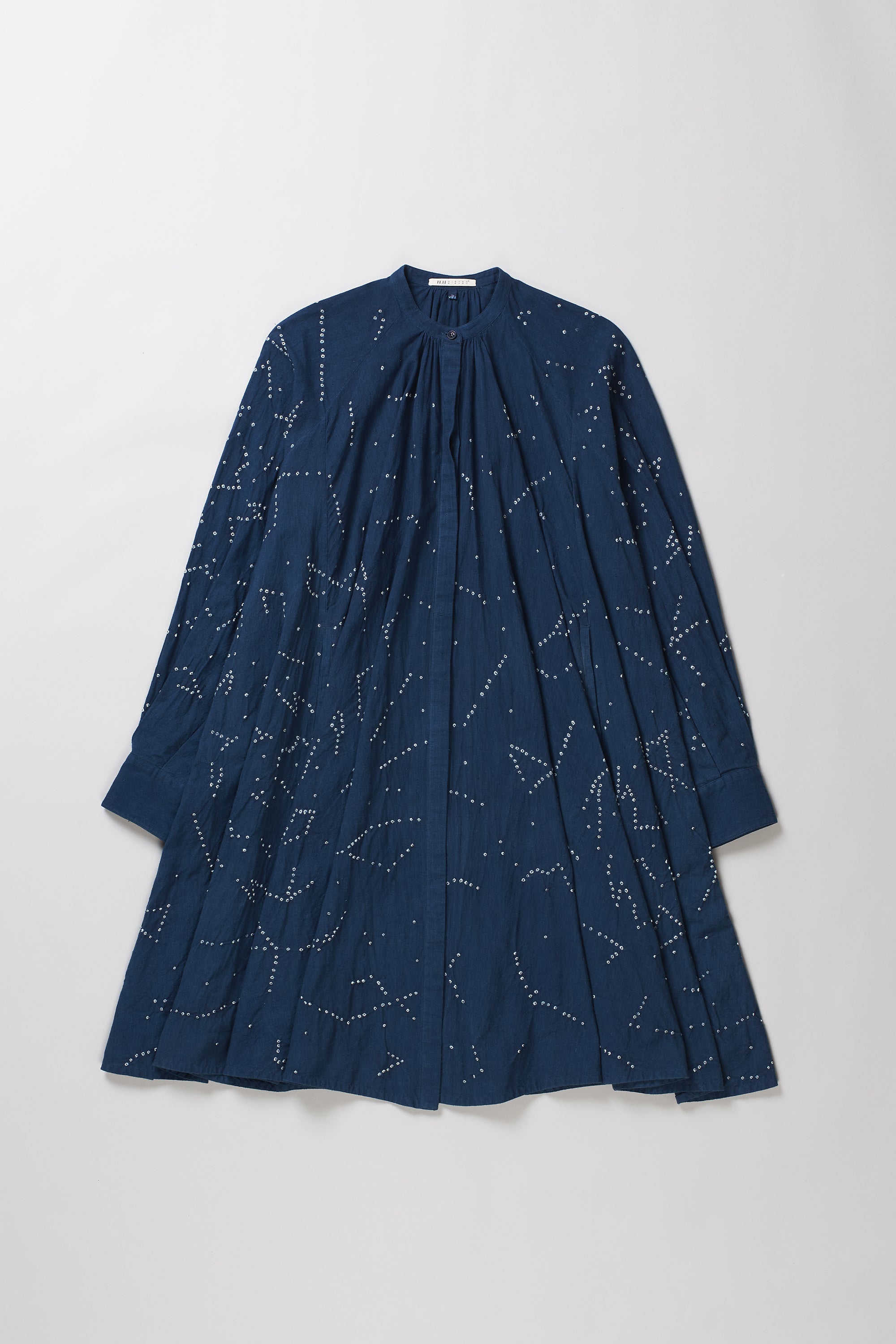 Space Blue Cotton Dress