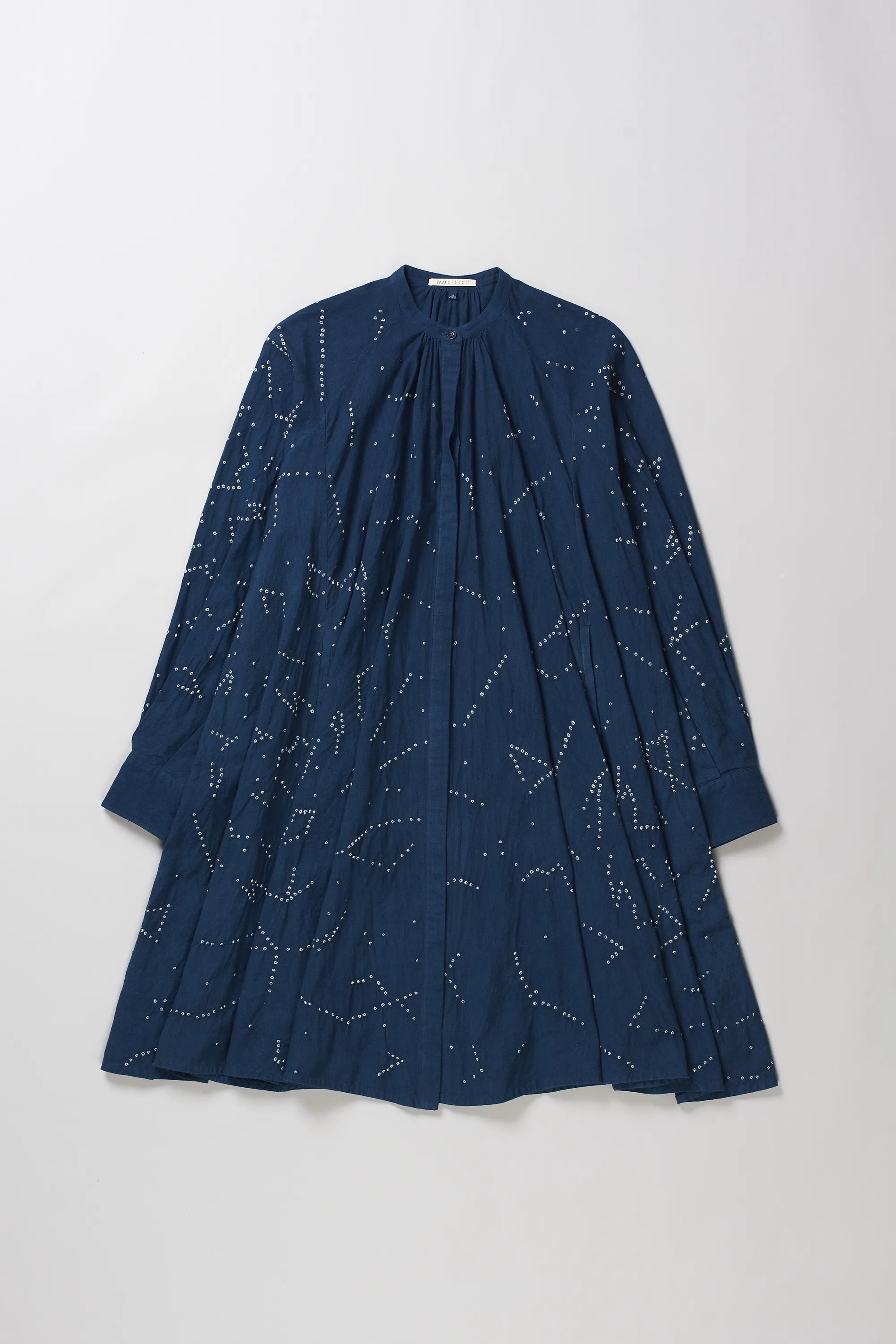 Space Blue Cotton Dress