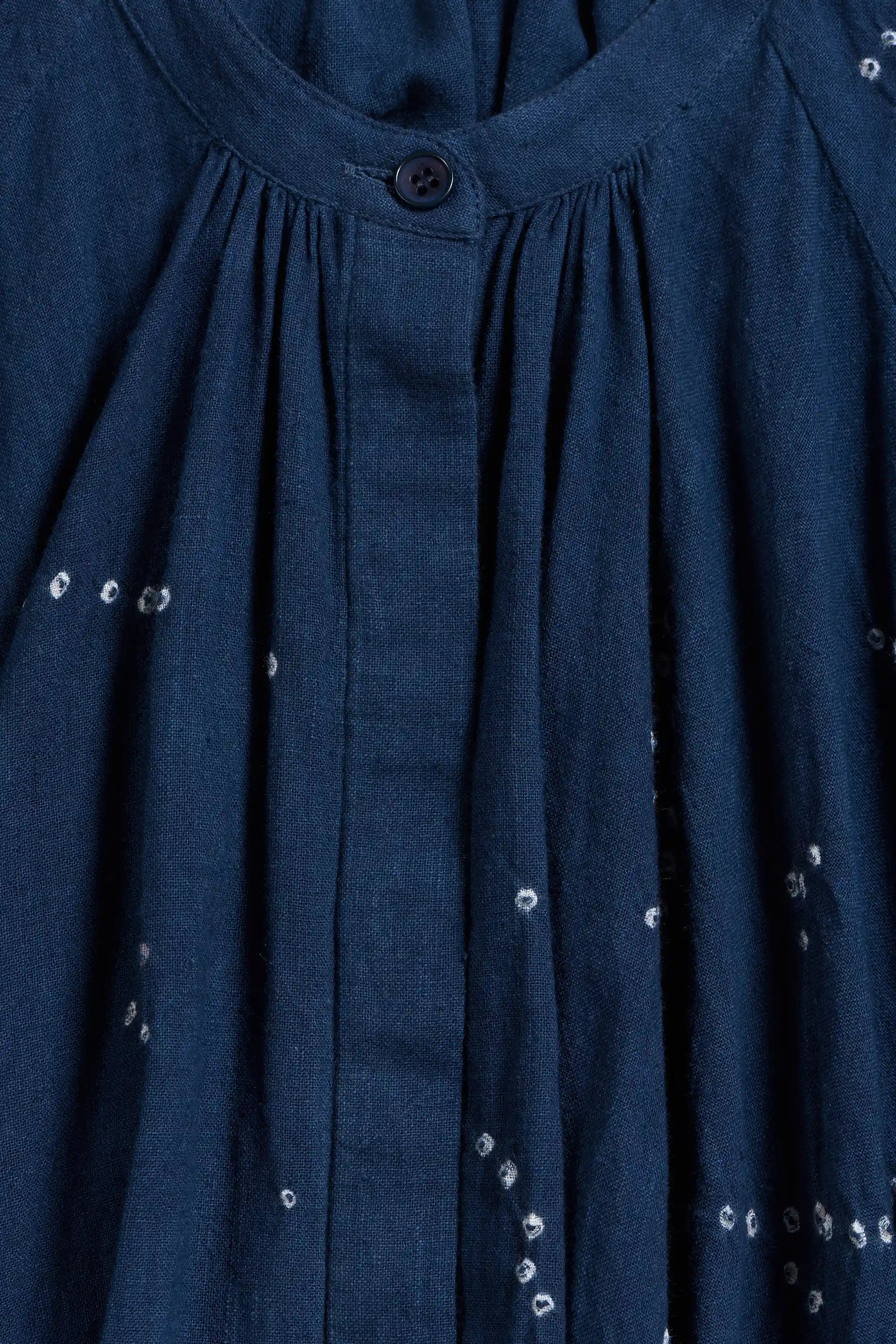 Space Blue Cotton Dress