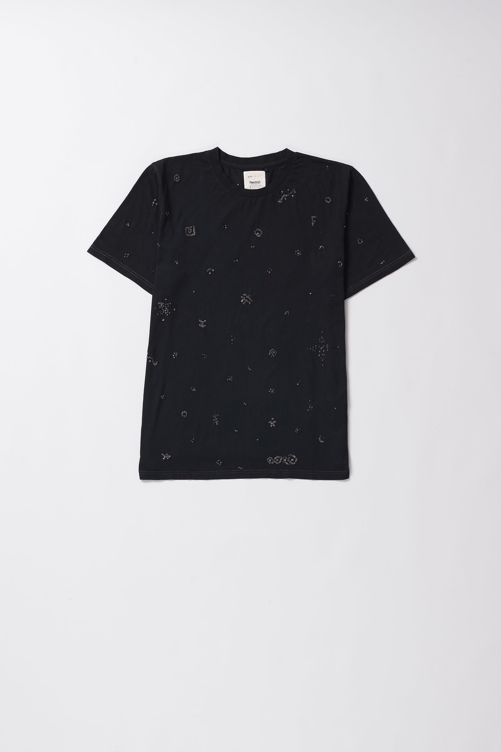 BLACK BANDHANI TEE