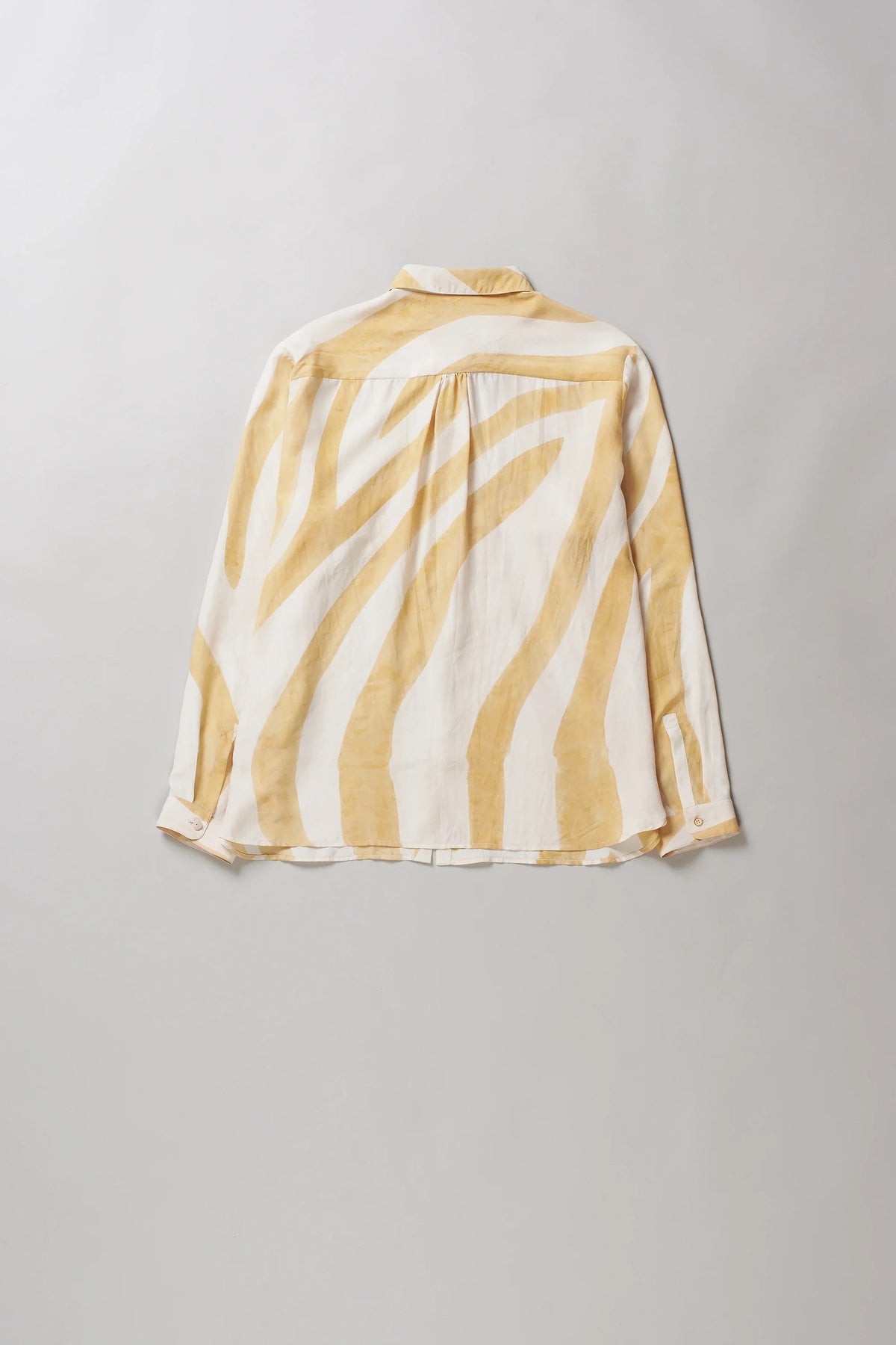 Lovers Silk Shirt in Mango Yellow