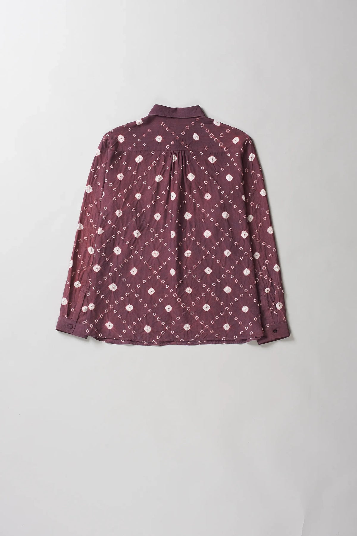 Lovers Silk Shirt in Purple Red