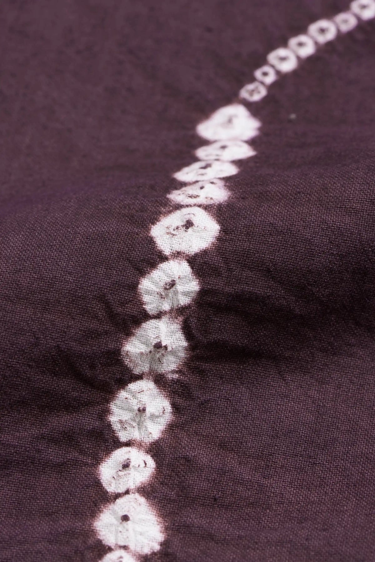 Bandhani Macca Shirt in Purple Red
