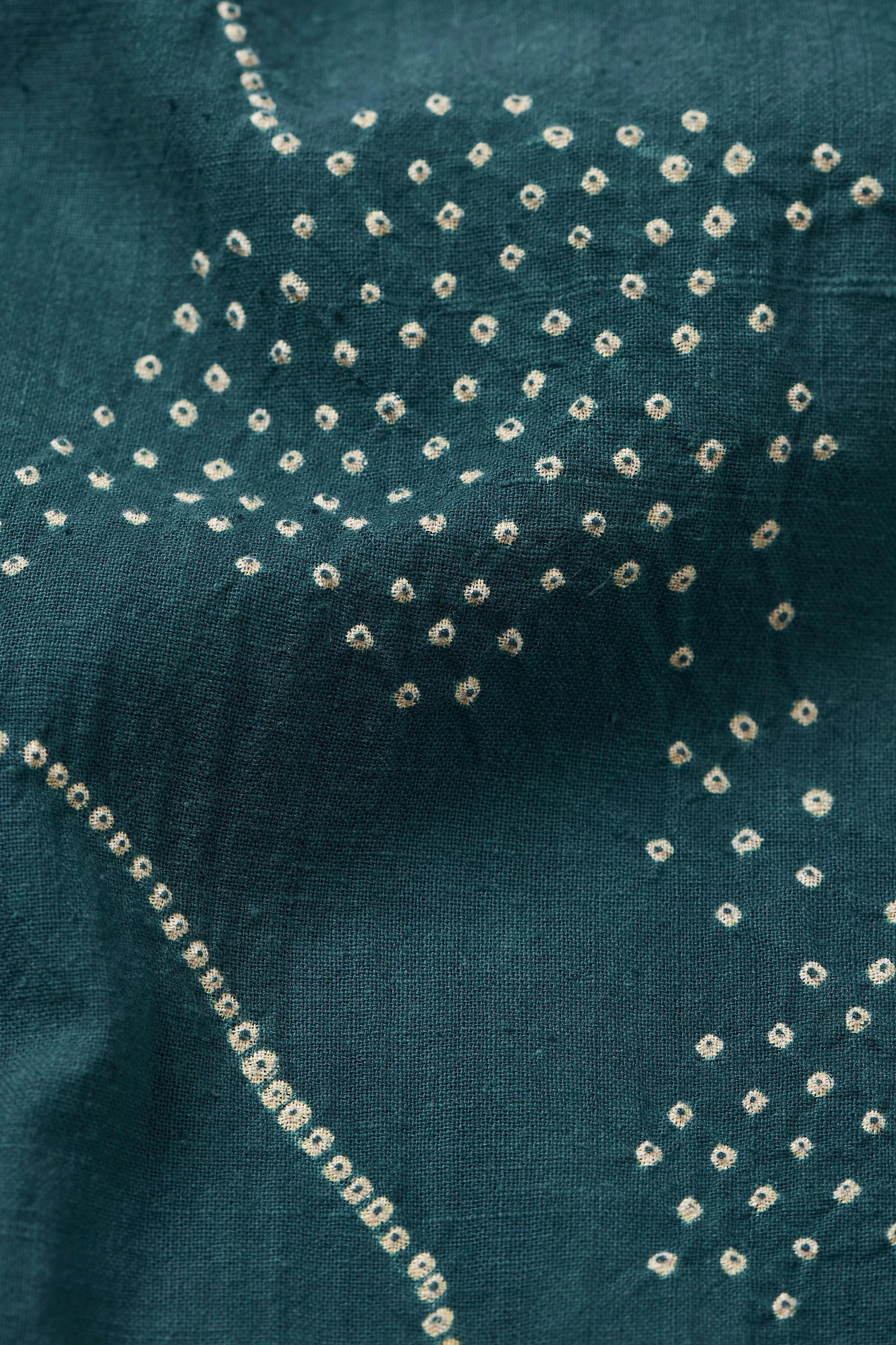 Kimono-Sleeve Shirt in Bottle Green