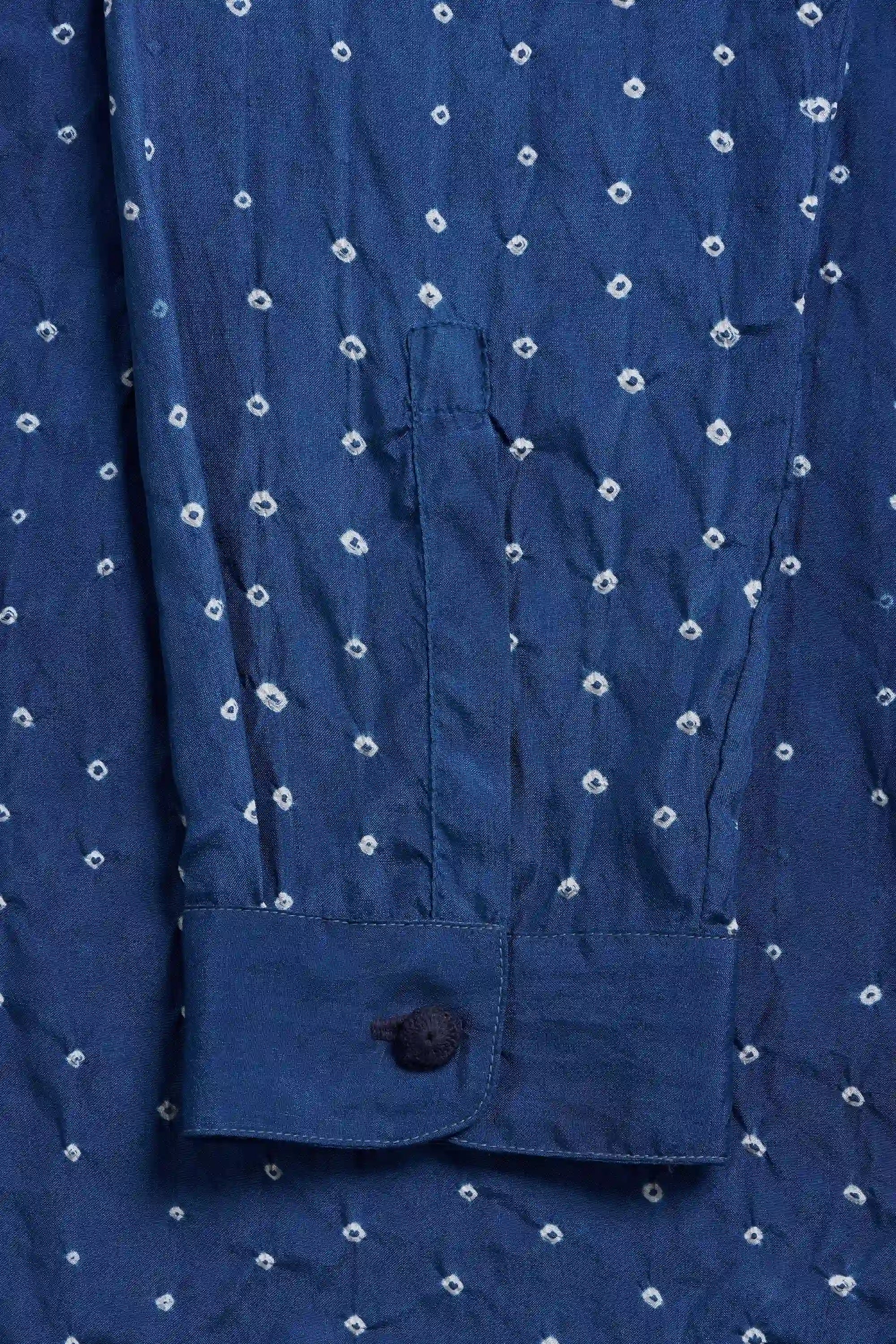 Close-up with button