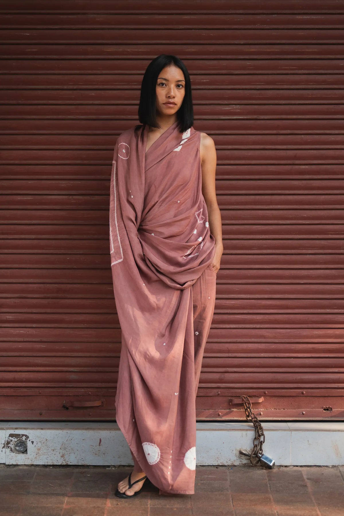Cotton Silk Saree Pants