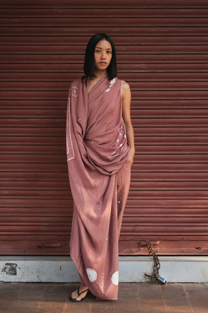 Cotton Silk Saree Pants