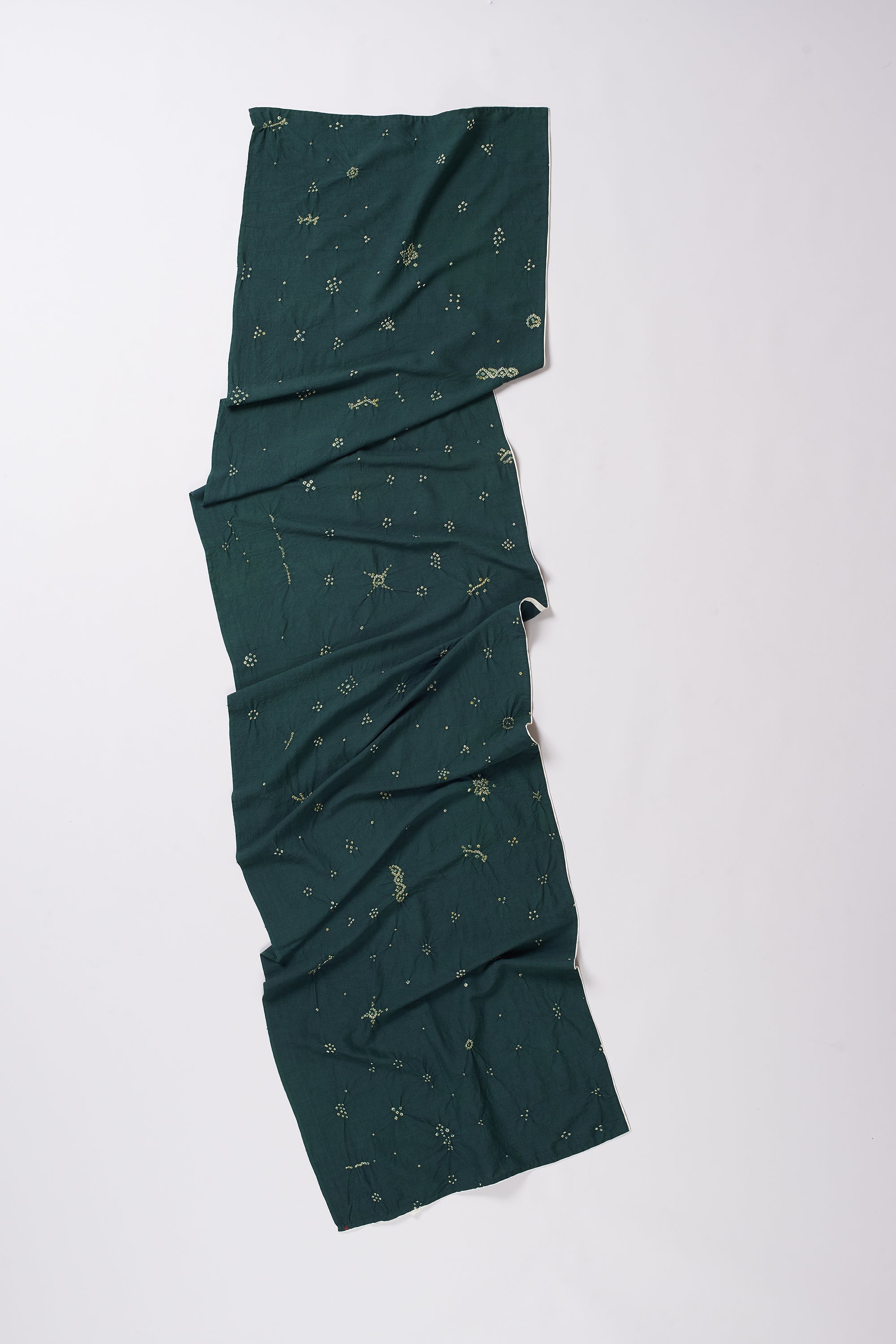 BOTTLE GREEN SCARF