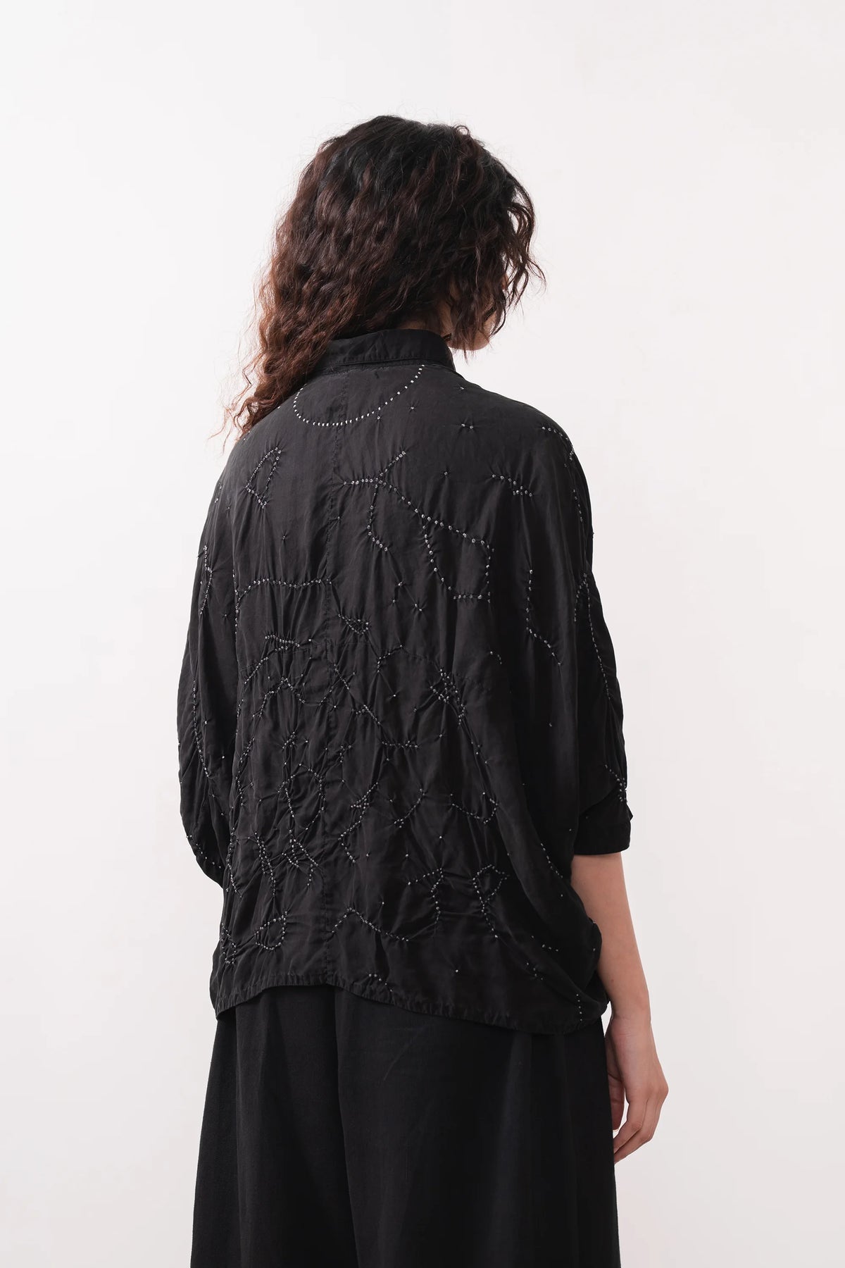 Relaxed Womens Bandhani Shirt