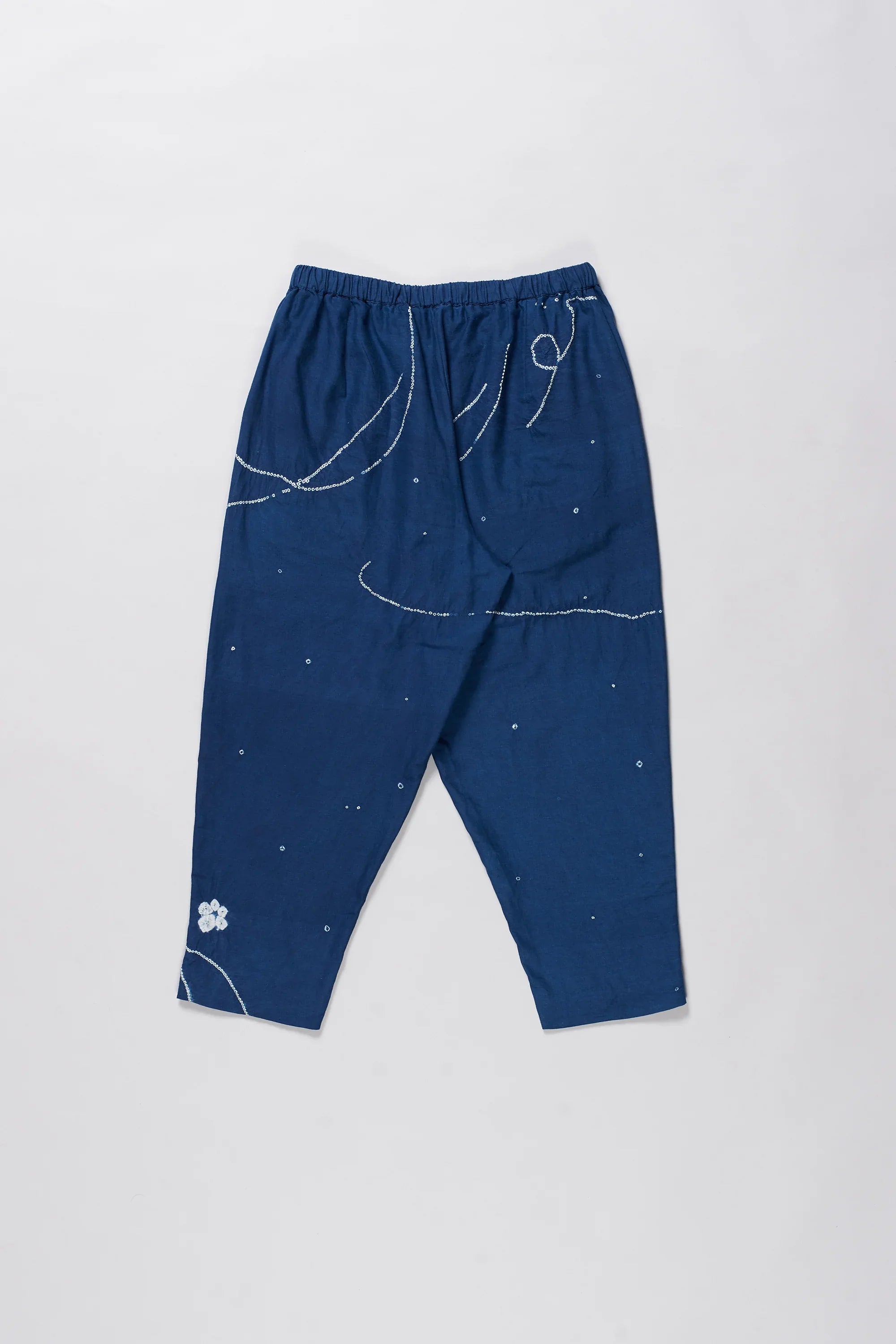 COTTON SILK SARGAM BANDHANI PANT