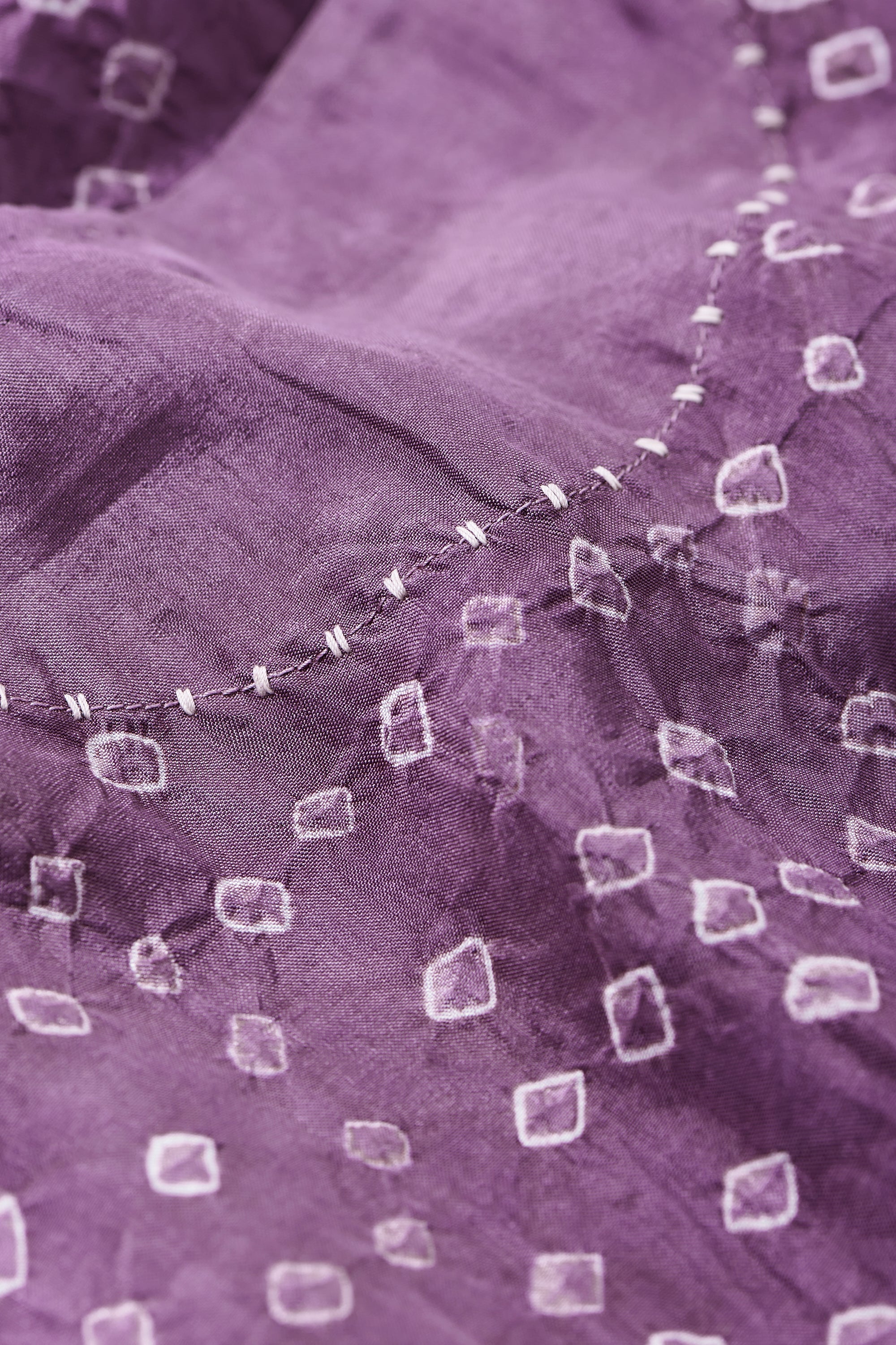 JAMUN BANDHANI SILK KURTA DRESS