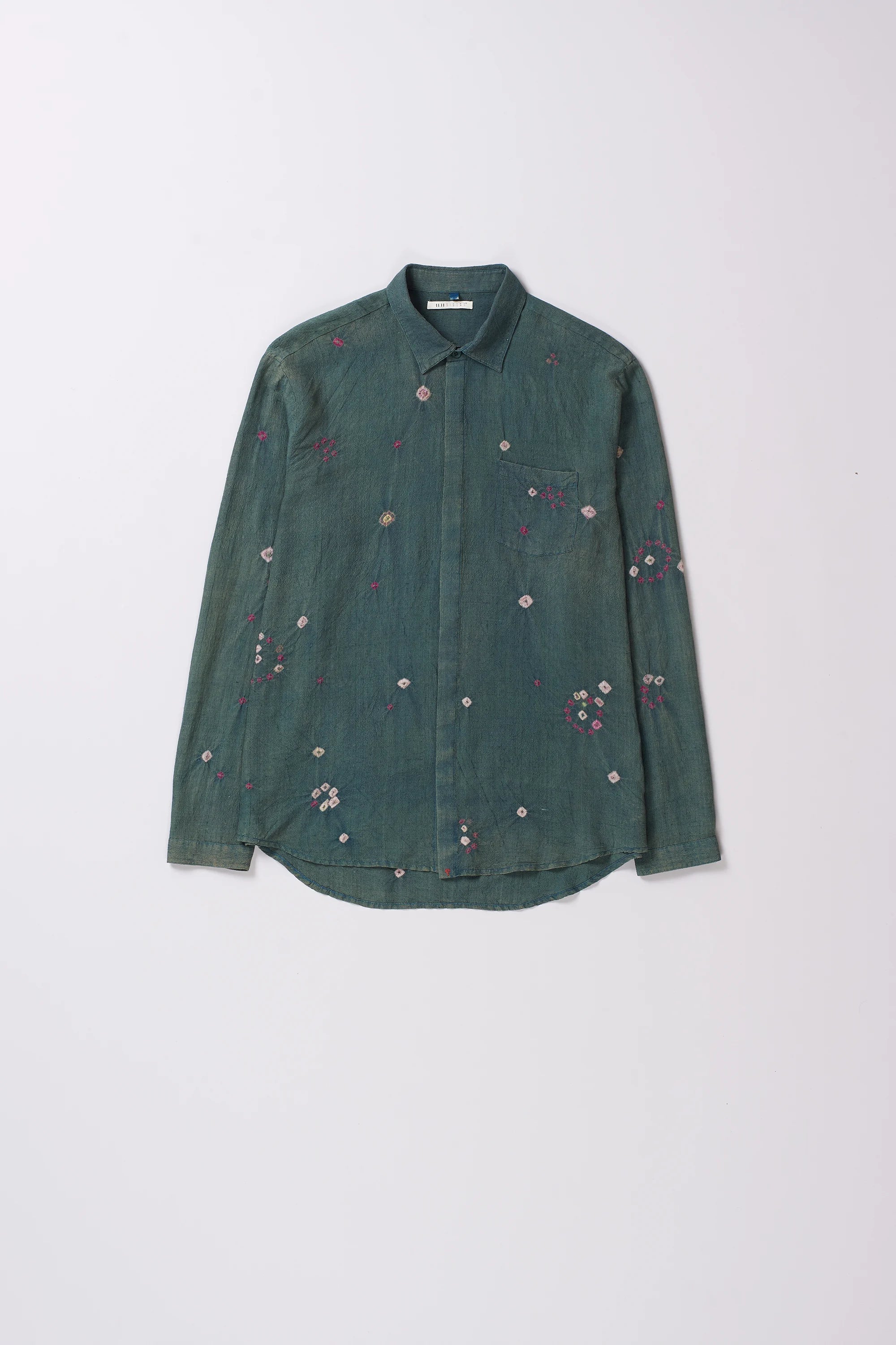 Cotton Wool Bandhani Sartorial Shirt