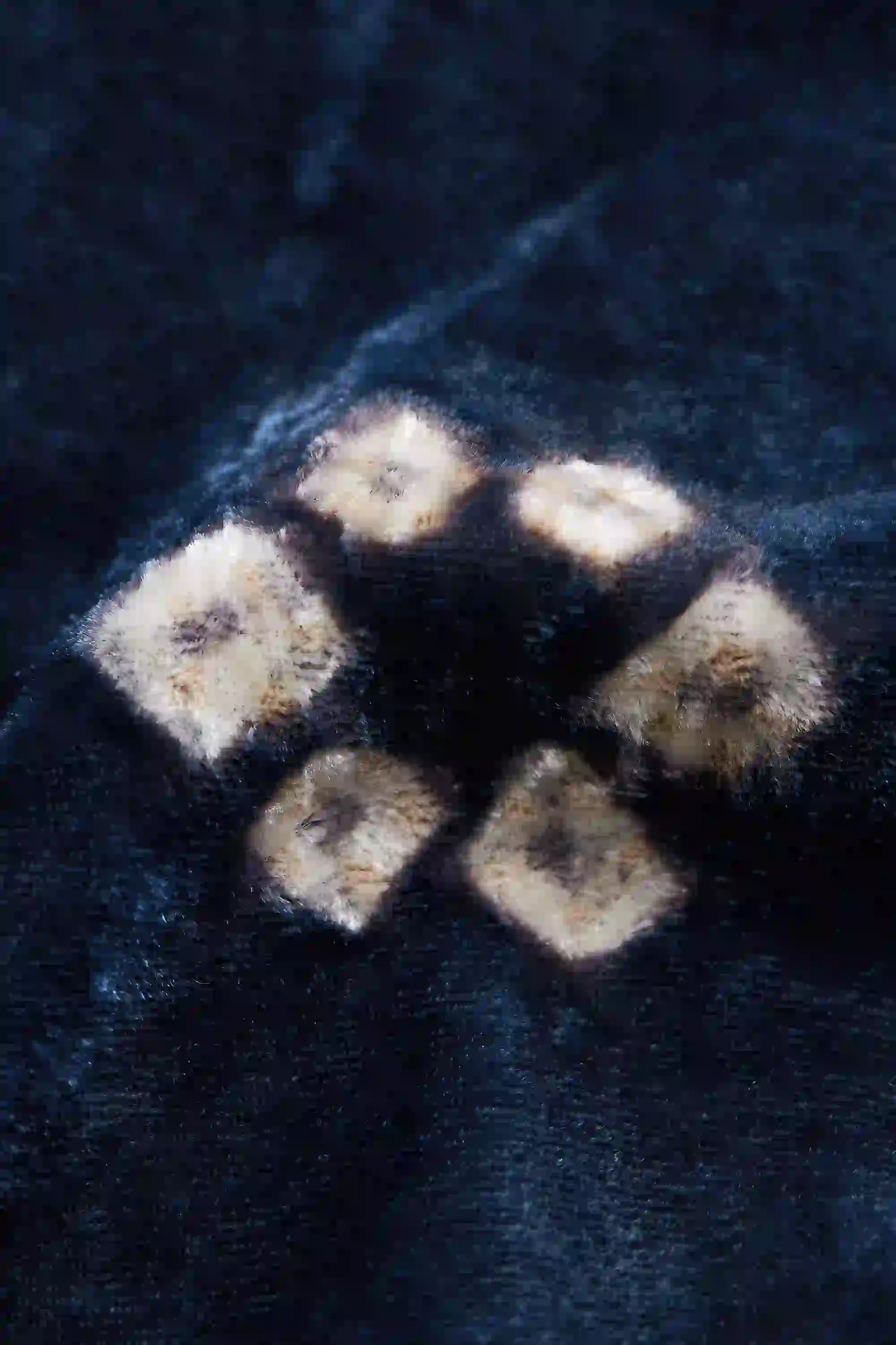 Velvet Bandhani Shirt in Estate Blue