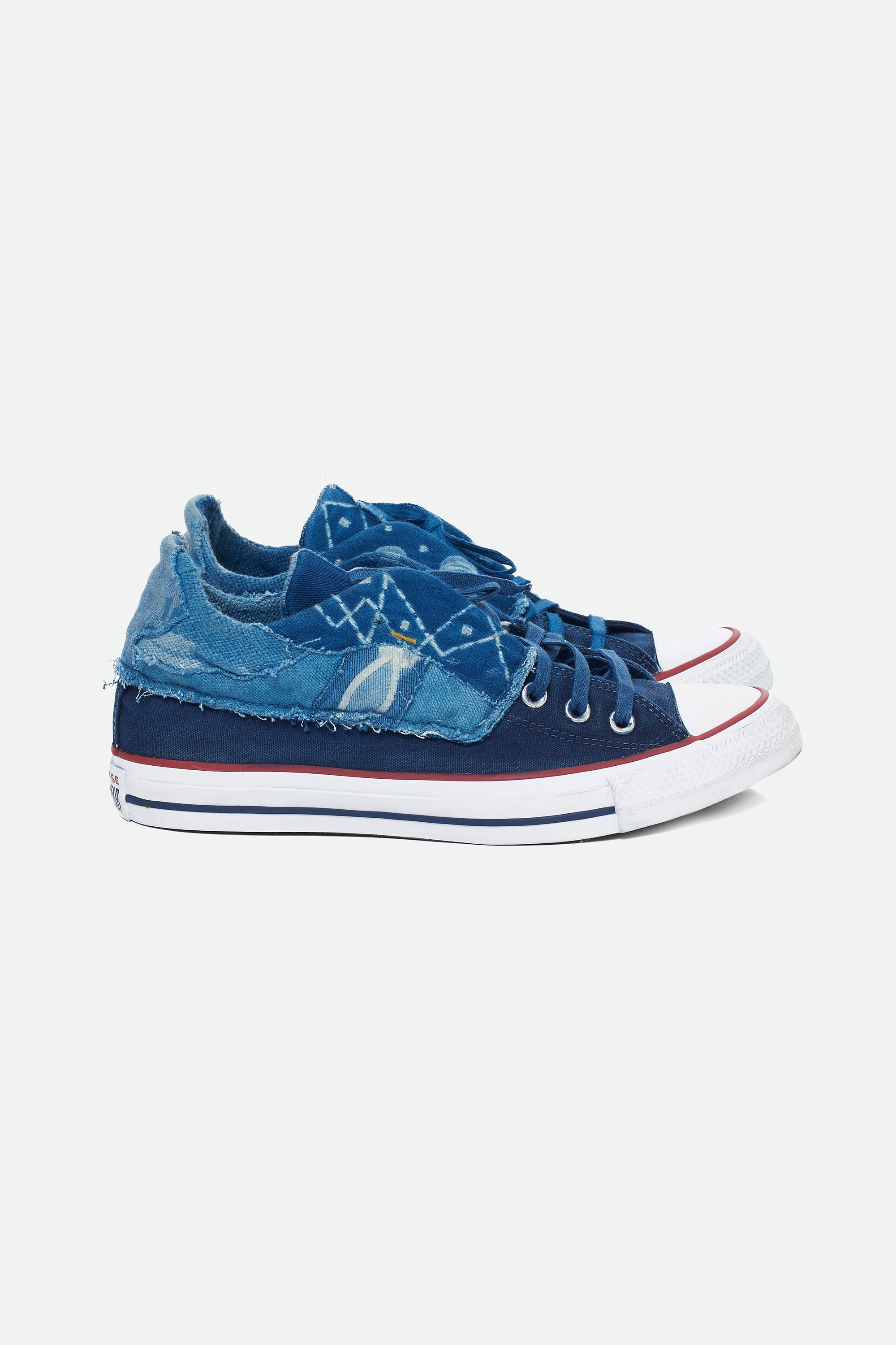 INDIGO ONE OF A KIND HANDMADE CONVERSE SHOES