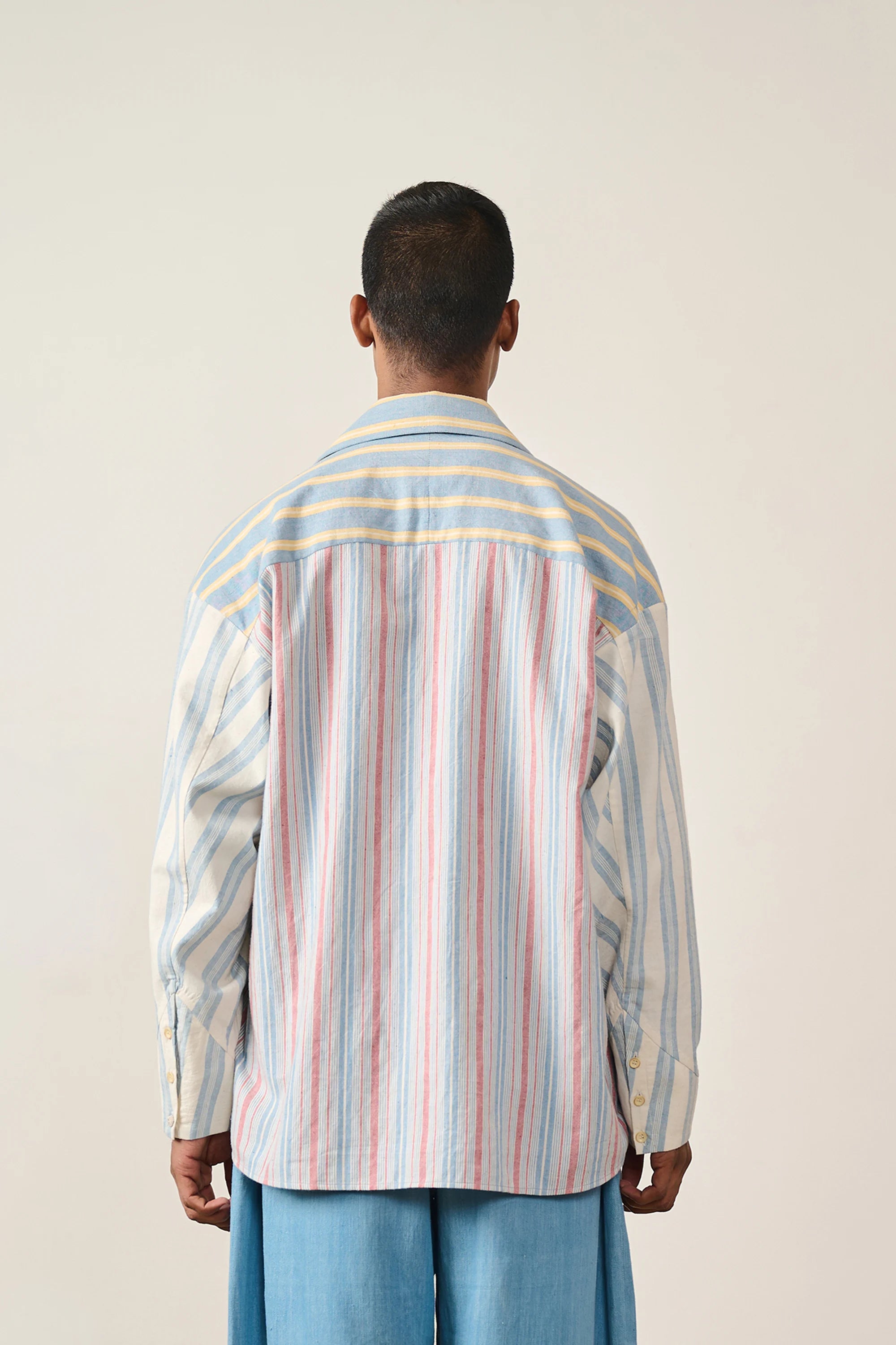 Multi-Colour Yarn Dyed Statement Shirt