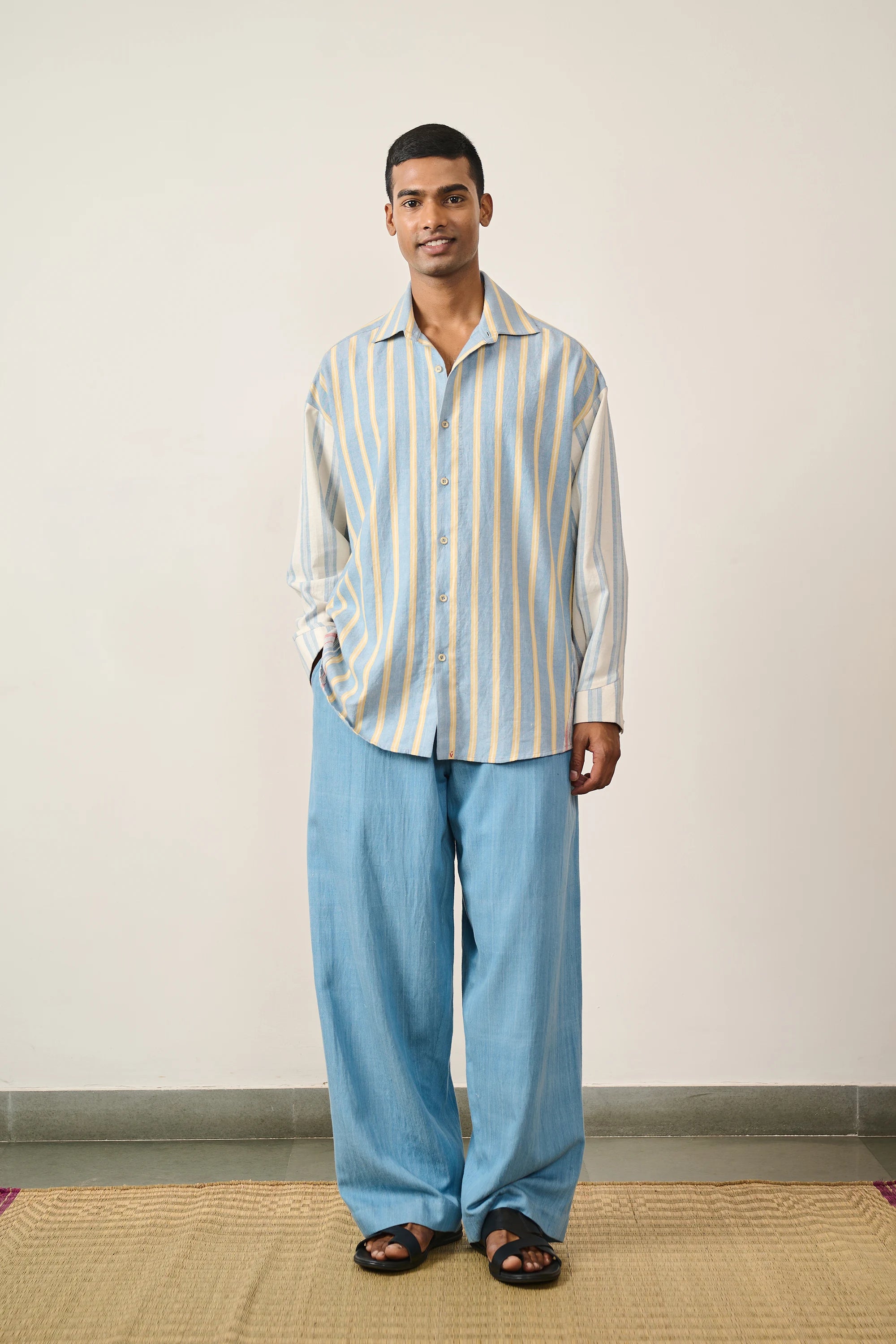 Multi-Colour Yarn Dyed Statement Shirt