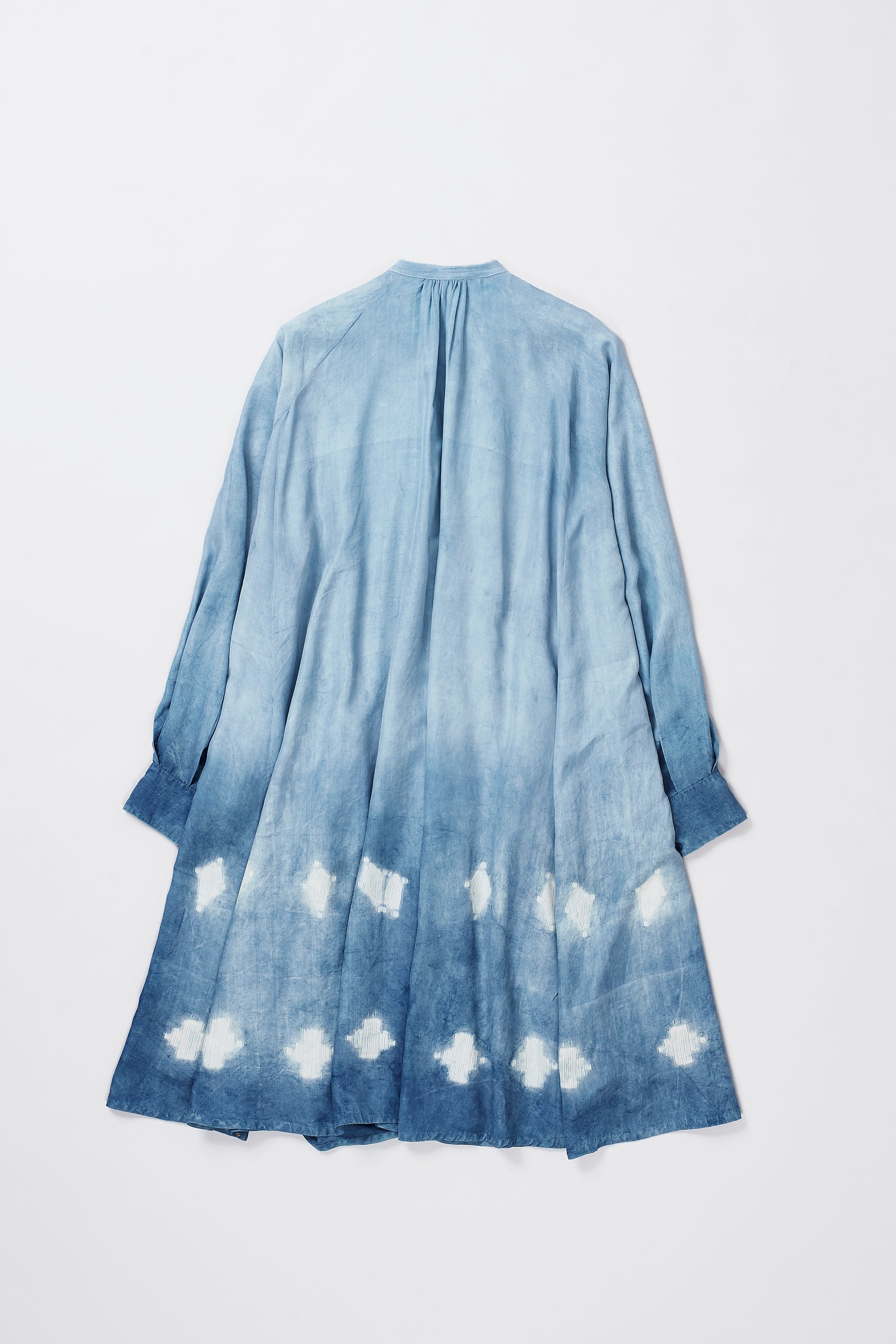 MEDIUM INDIGO SHIBORI SILK DRESS