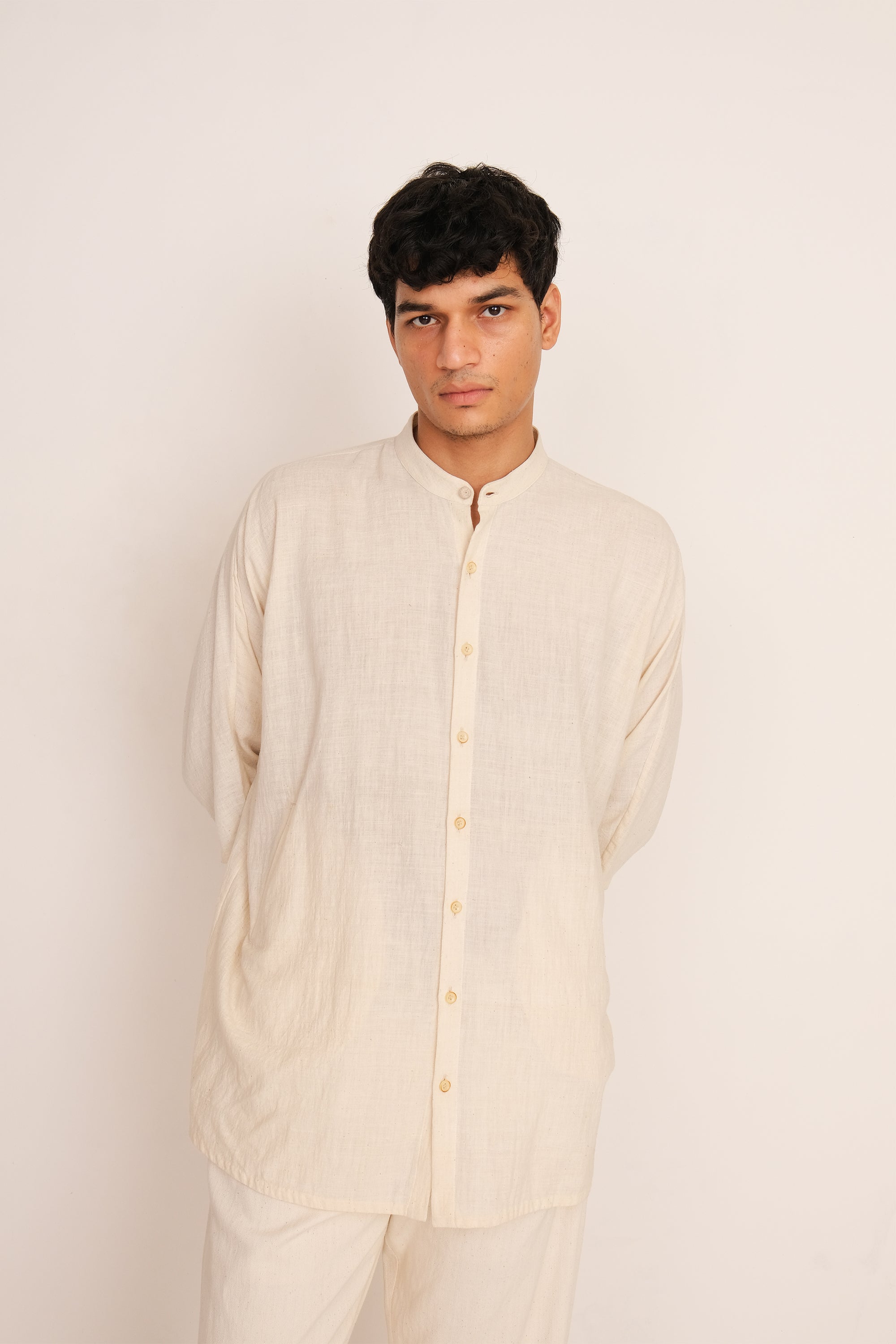 BASIC SHIRT UNBLEACHED ORGANIC COTTON