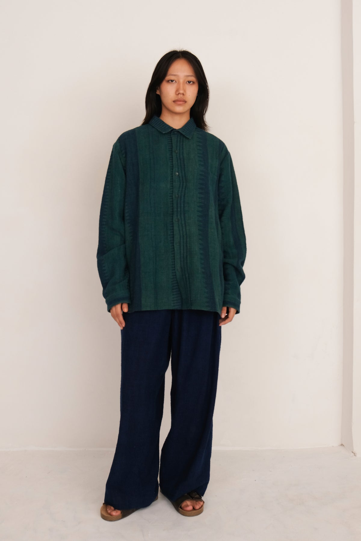 Unisex Shirt Block Print