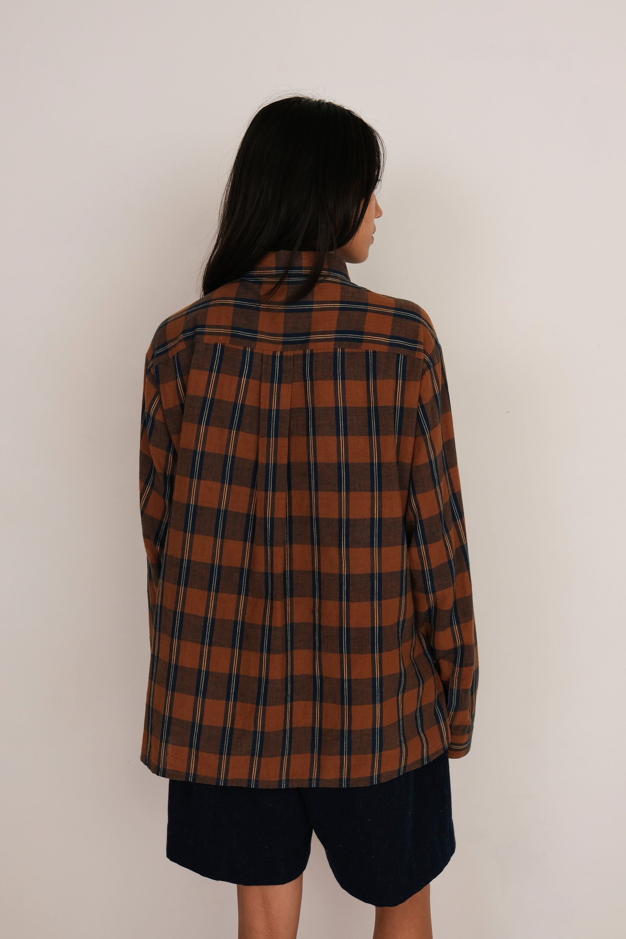 MULTI COLOUR YARN DYED SPREAD COLLAR SHIRT
