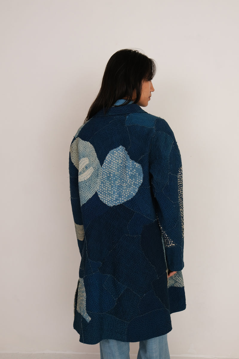 INDIGO PATCHWORK JACKET