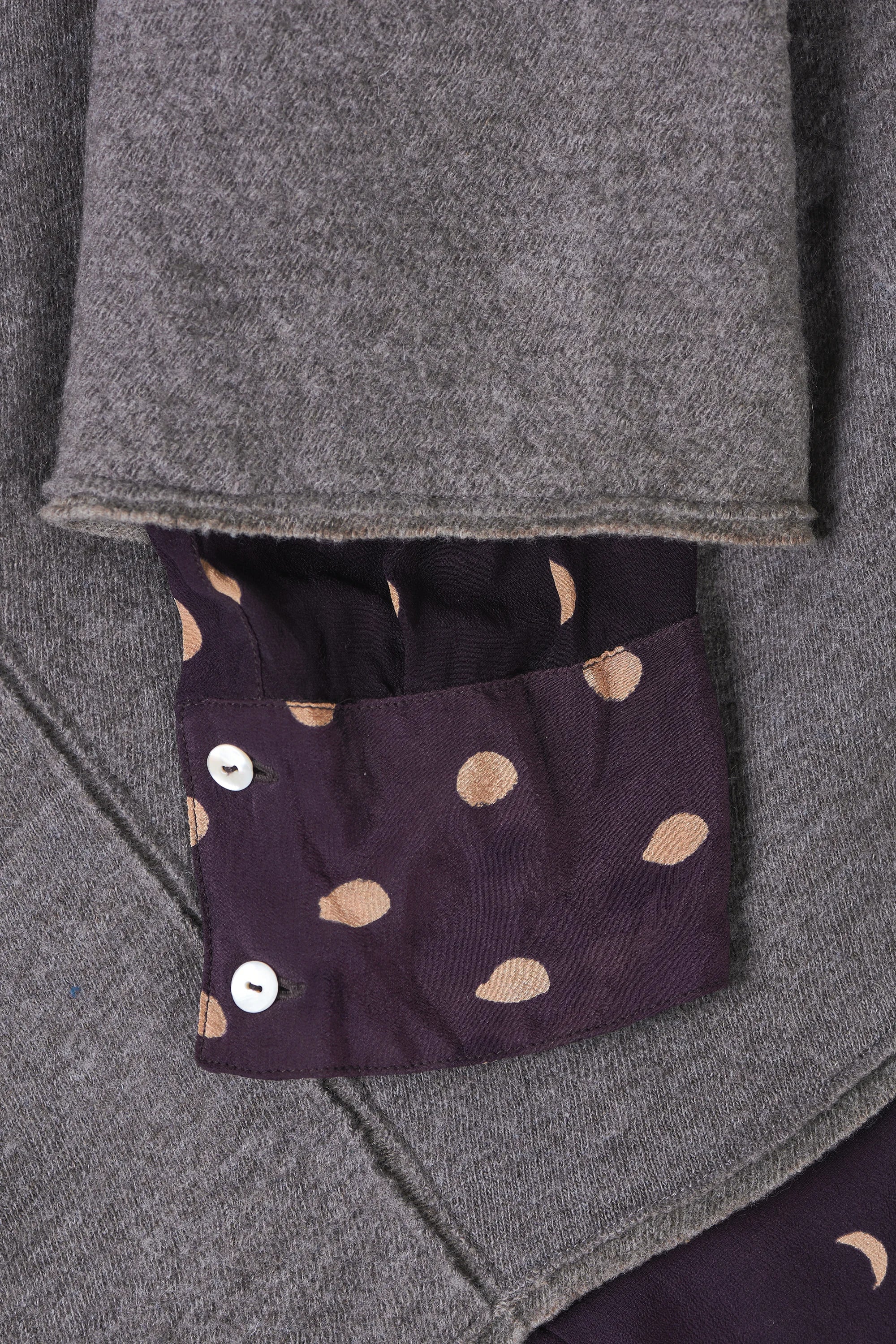 Axe Double Layer Cardigan