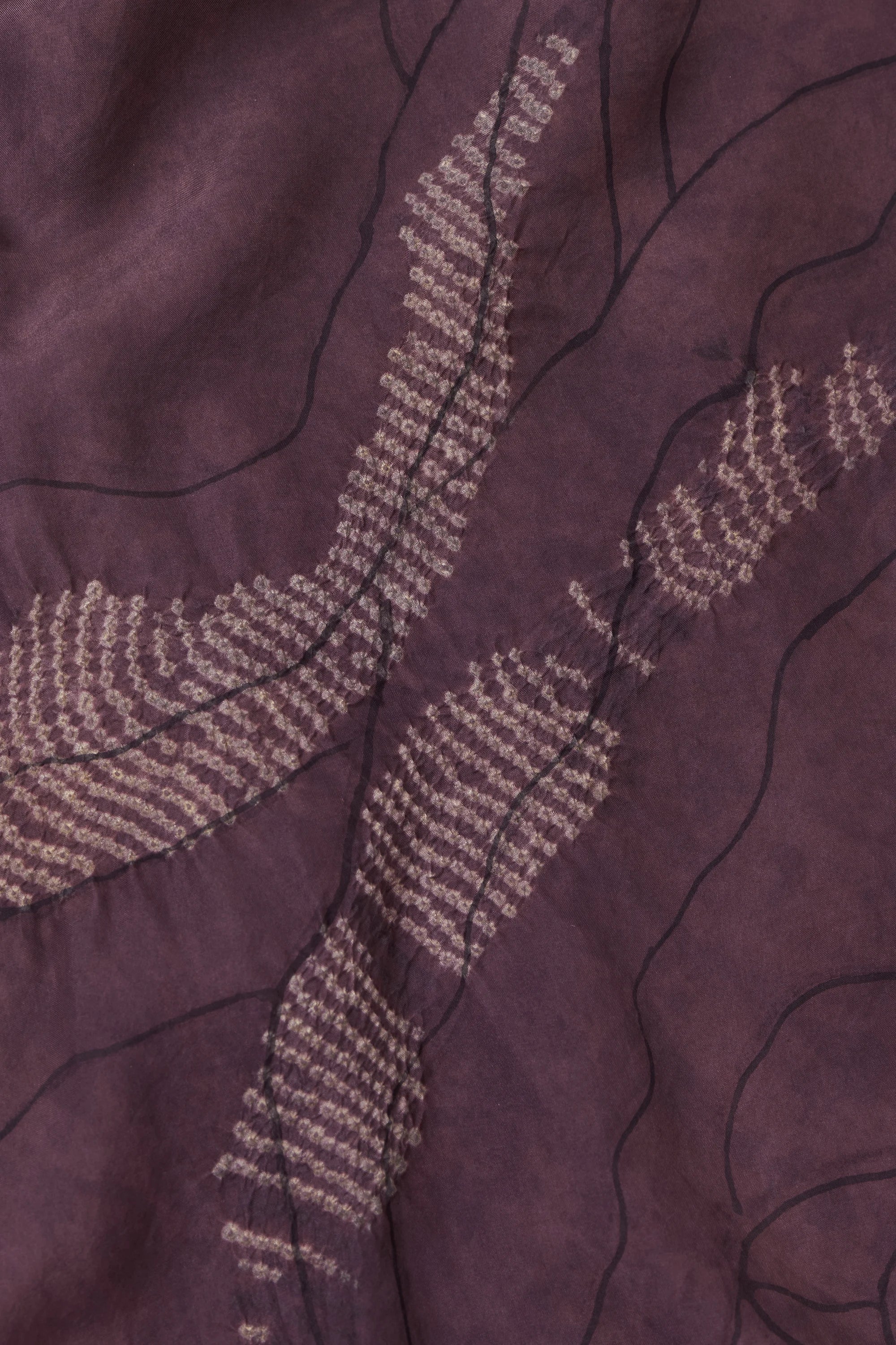 Nkeidn Silk Shirt with Bandhani