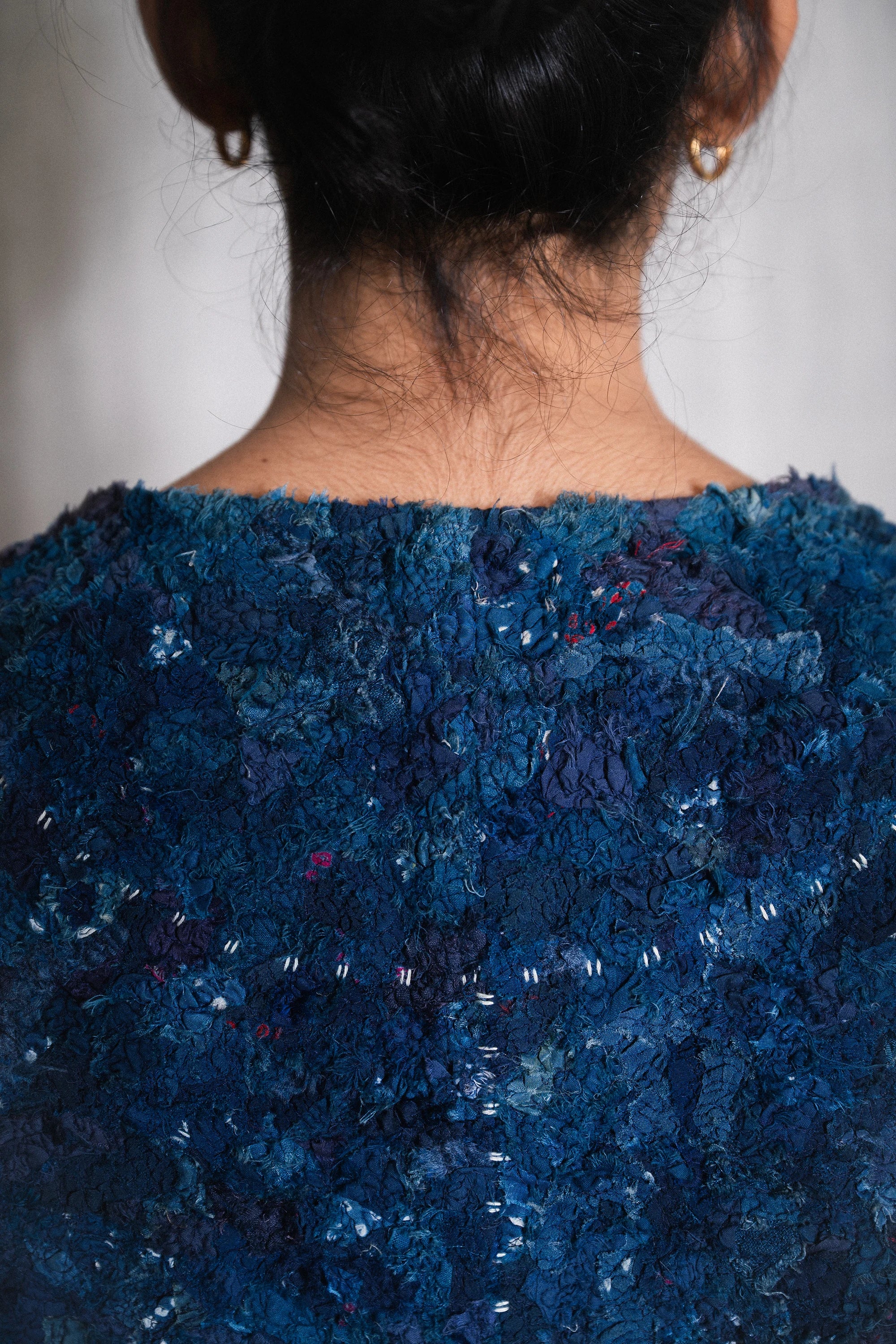 Lagoon Top Made with Reclaimed Textiles