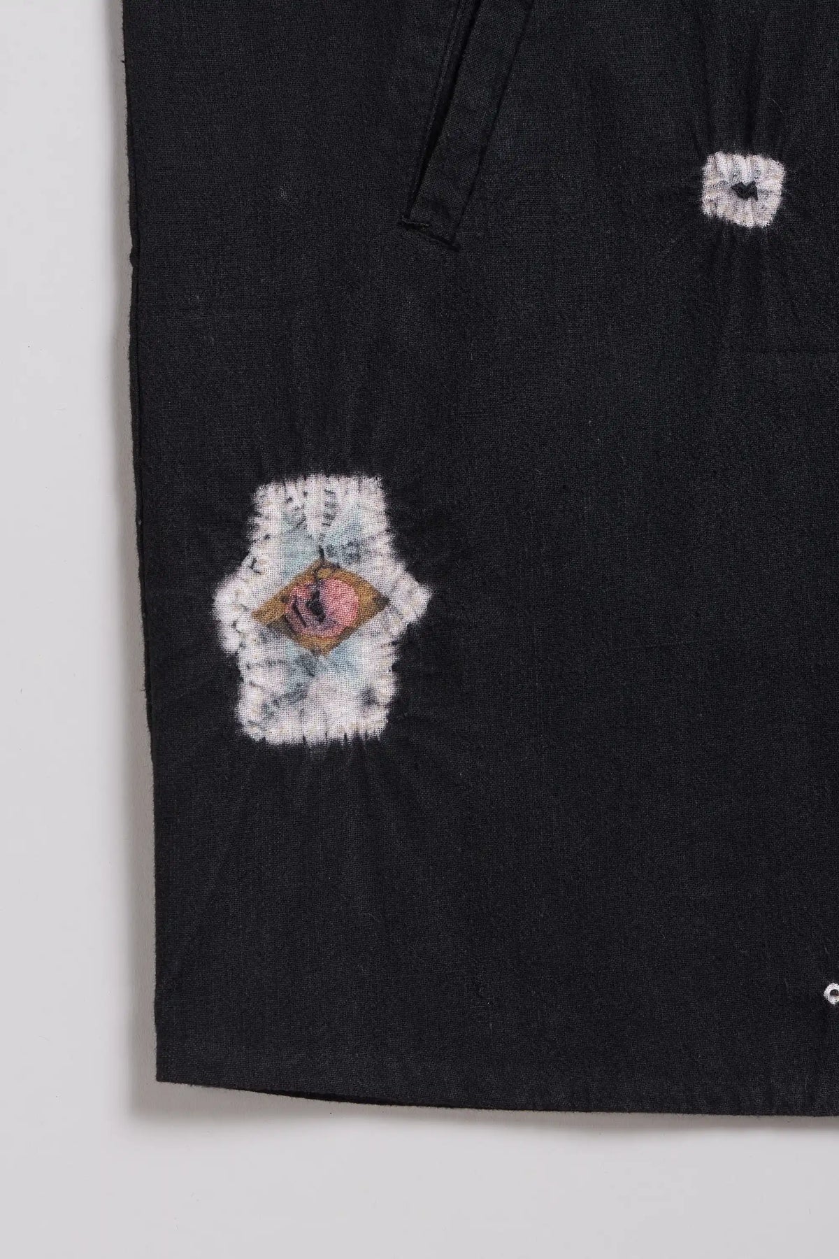 Black Shibori Macca Shirt