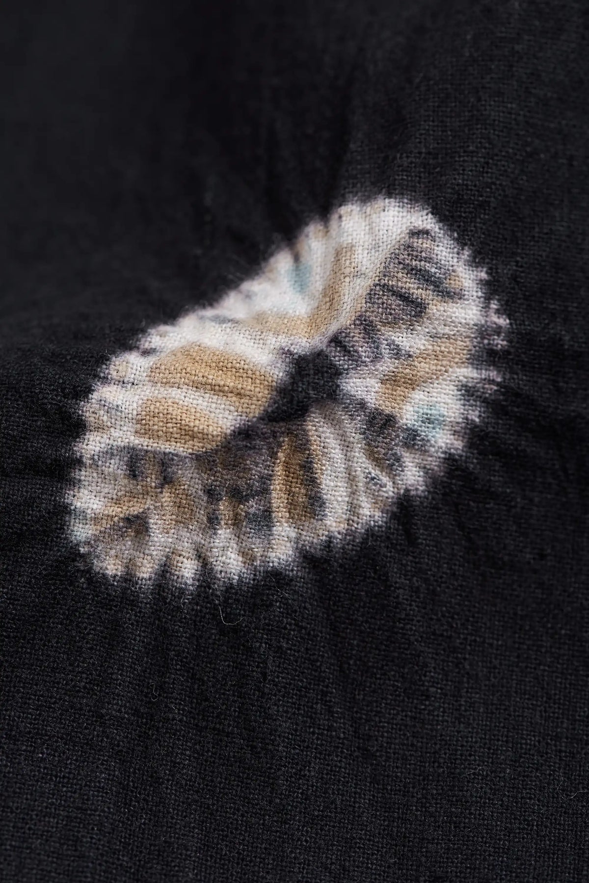 Black Shibori Macca Shirt