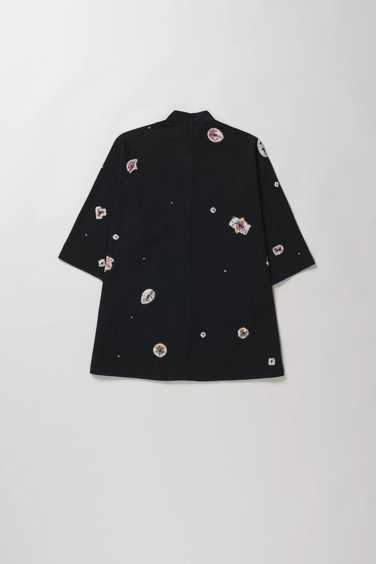 Black Shibori Macca Shirt