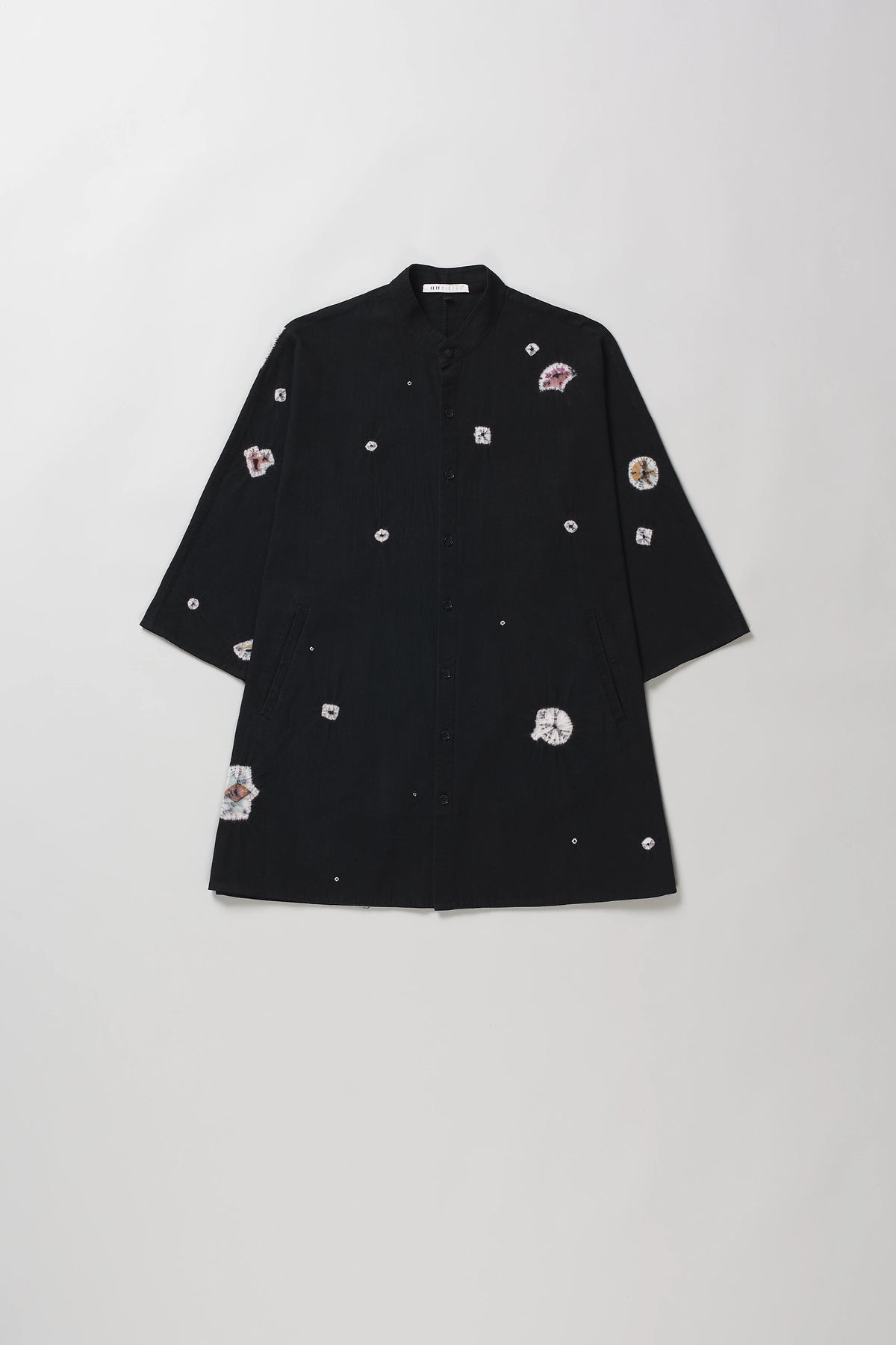 Black Shibori Macca Shirt