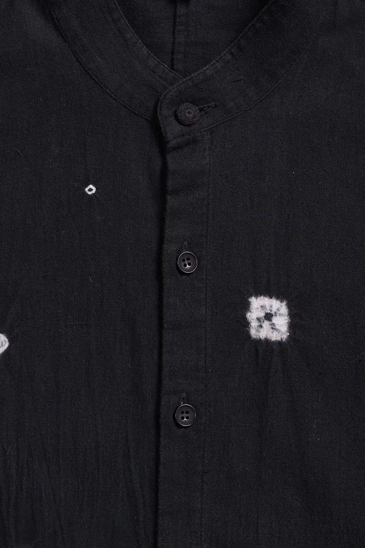 Black Shibori Macca Shirt
