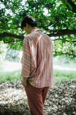 SOFT PINK YARN DYED SHIRT