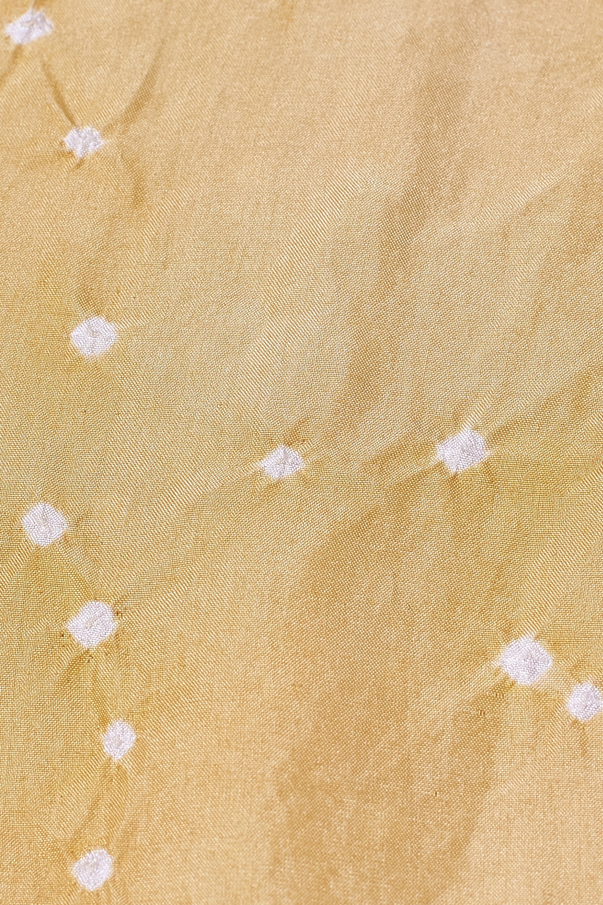 OCHRE YELLOW BANDHANI DRESS
