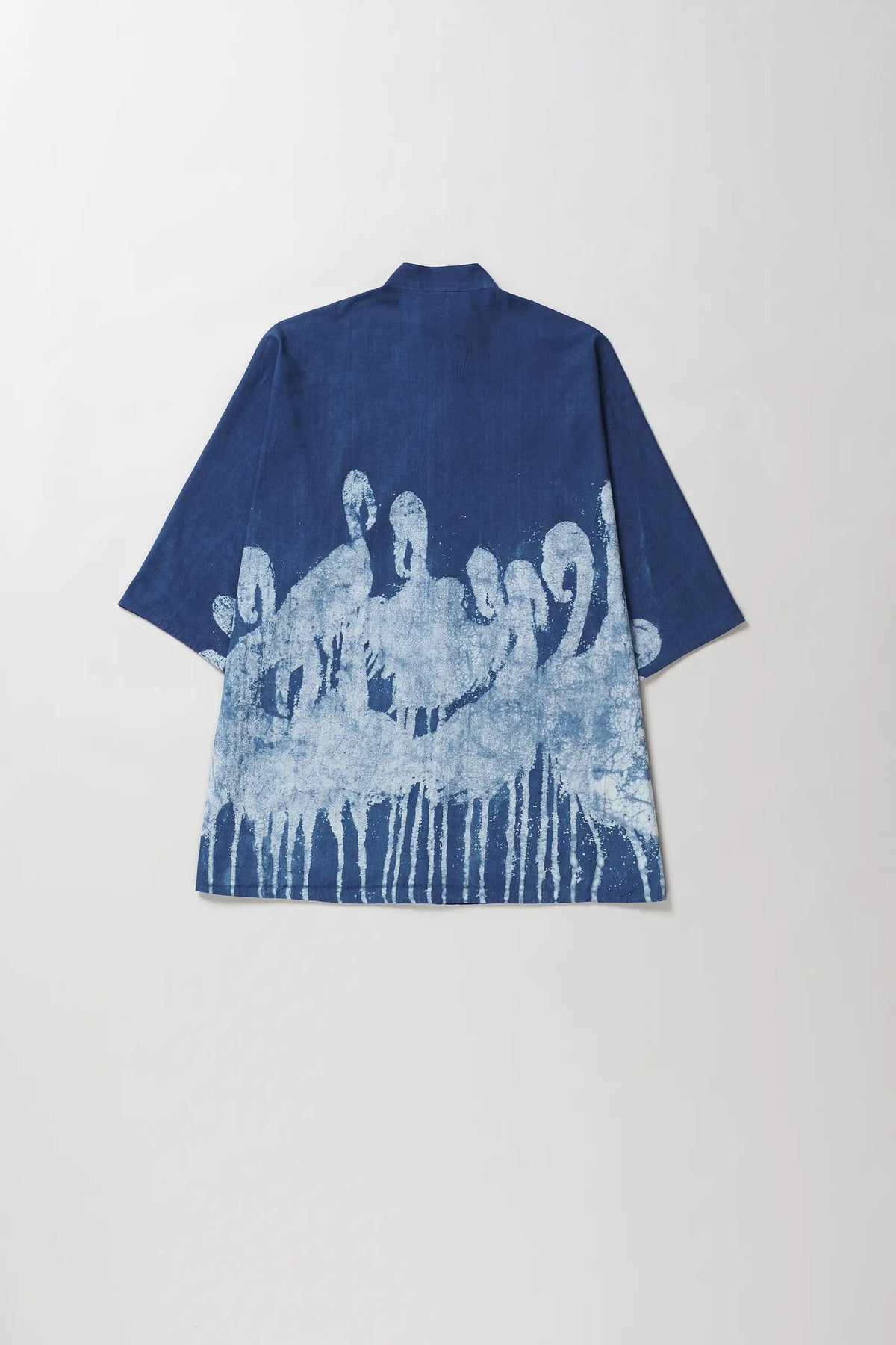 Kimono Sleeve Shirt in Medium Indigo