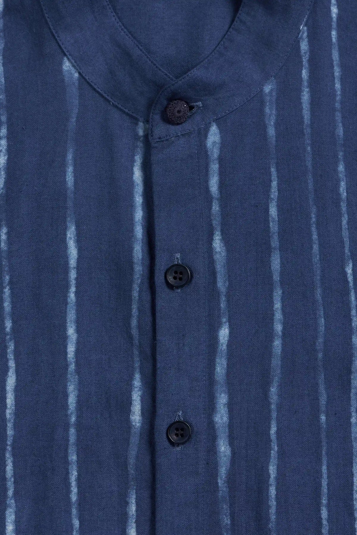 Kimono Sleeve Shirt in Medium Indigo