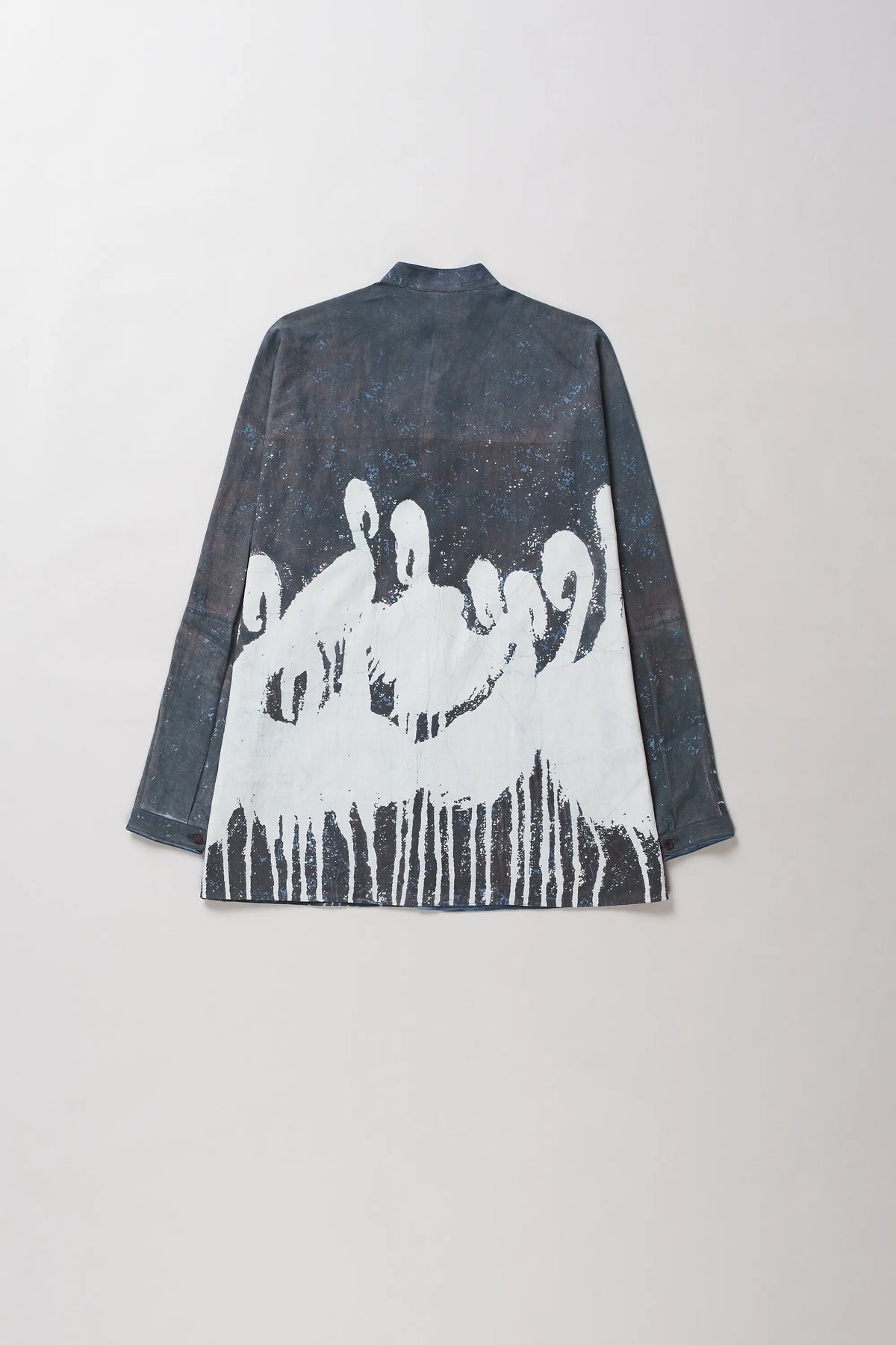 Midnight Indigo Kimono Sleeve Shirt