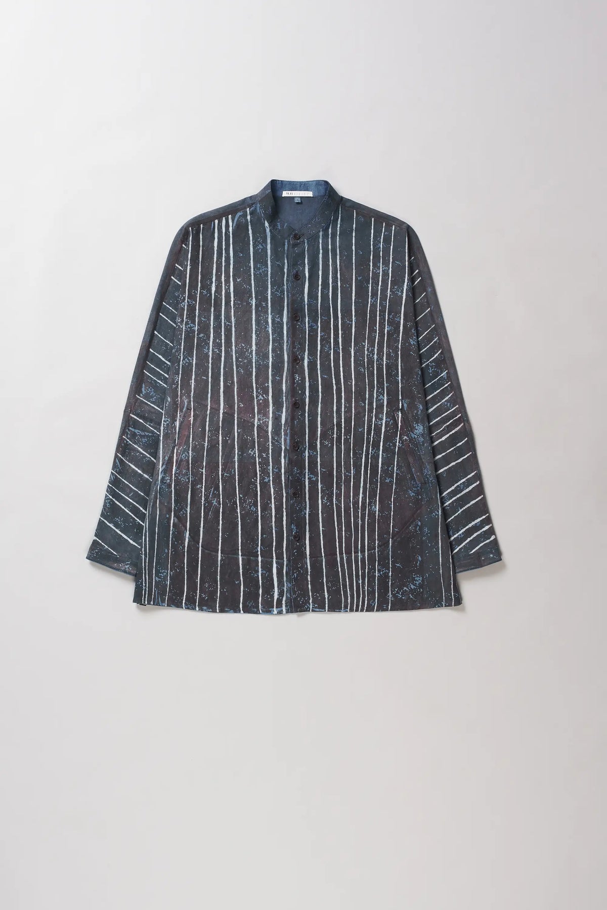 Kimono Sleeve Shirt in Midnight Indigo