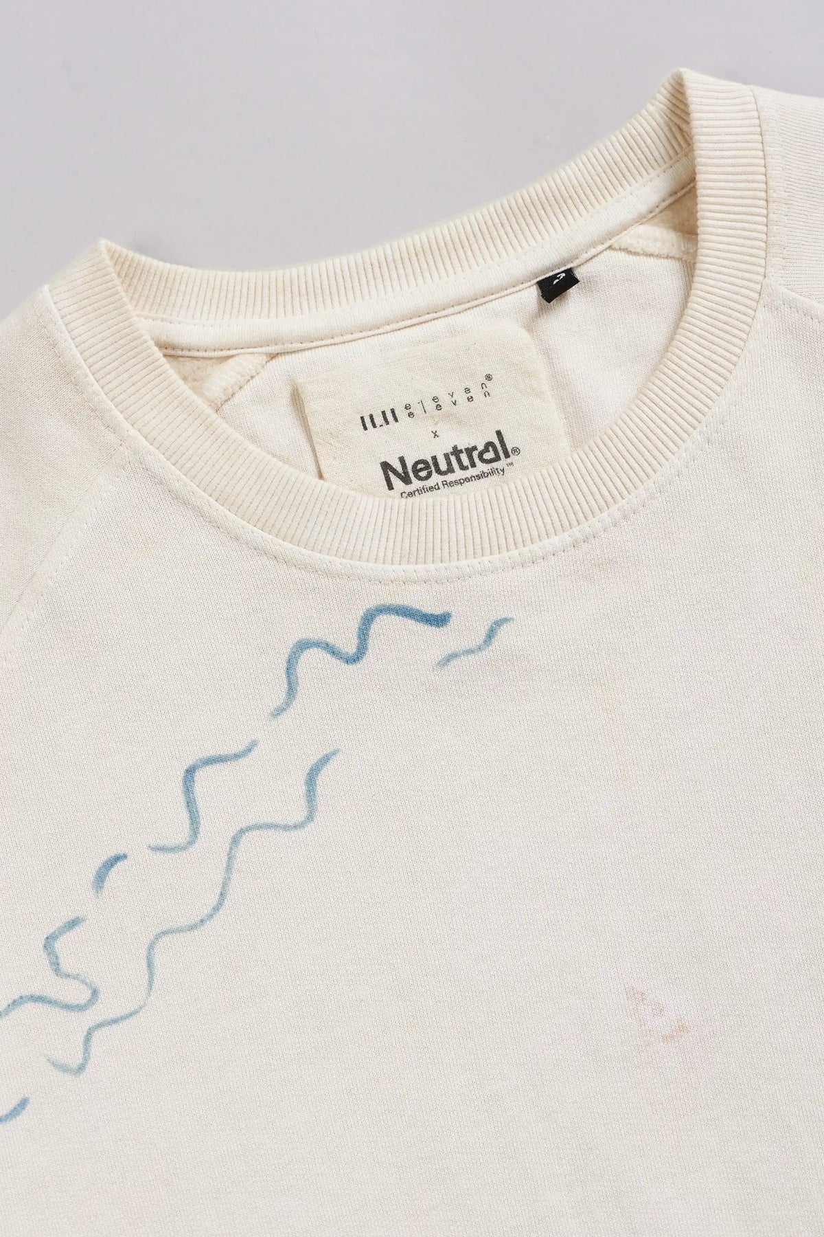 Organic Cotton Sweatshirt in Ecru